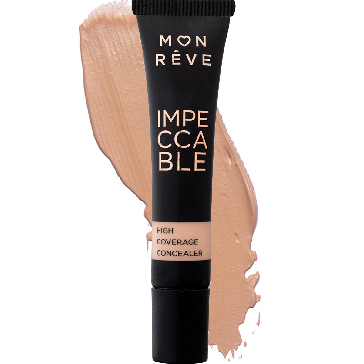 Mon Reve Impeccable High Coverage Concealer Υγρό Κονσίλερ Υψηλής Κάλυψης με Ματ Τελείωμα 8ml - No 107