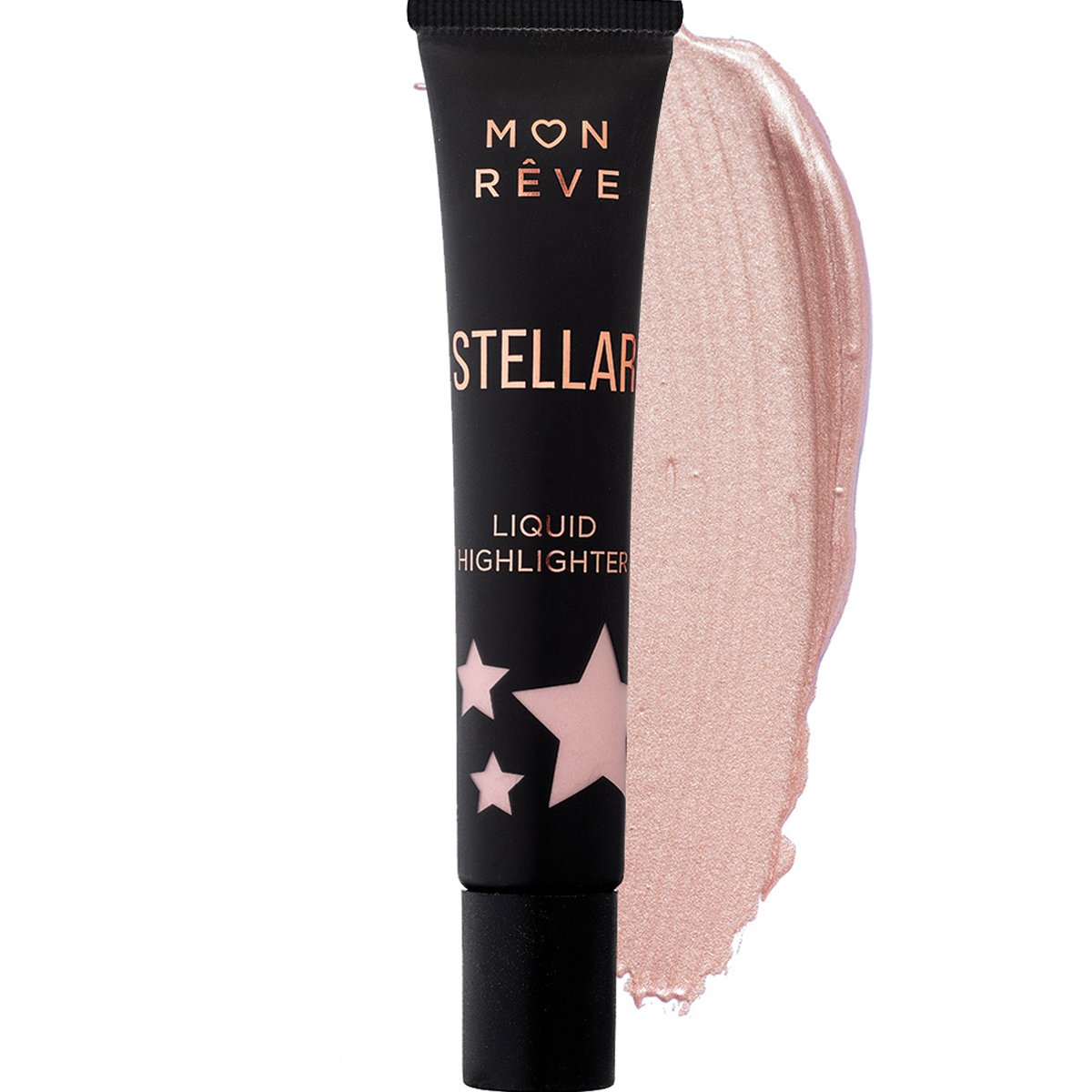 Mon Reve Stellar Highlighter Υγρό Highlighter για Άμεση Λάμψη & Φωτεινότητα με Ιριδίζουσες Μικροπέρλες 18ml - No 02