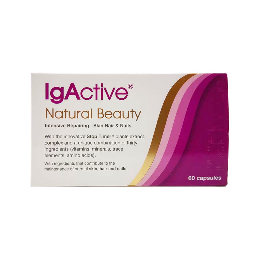 IgActive Natural Beauty Συμπλήρωμα Διατροφής για Δυνατά Μαλλιά & Νύχια 60caps