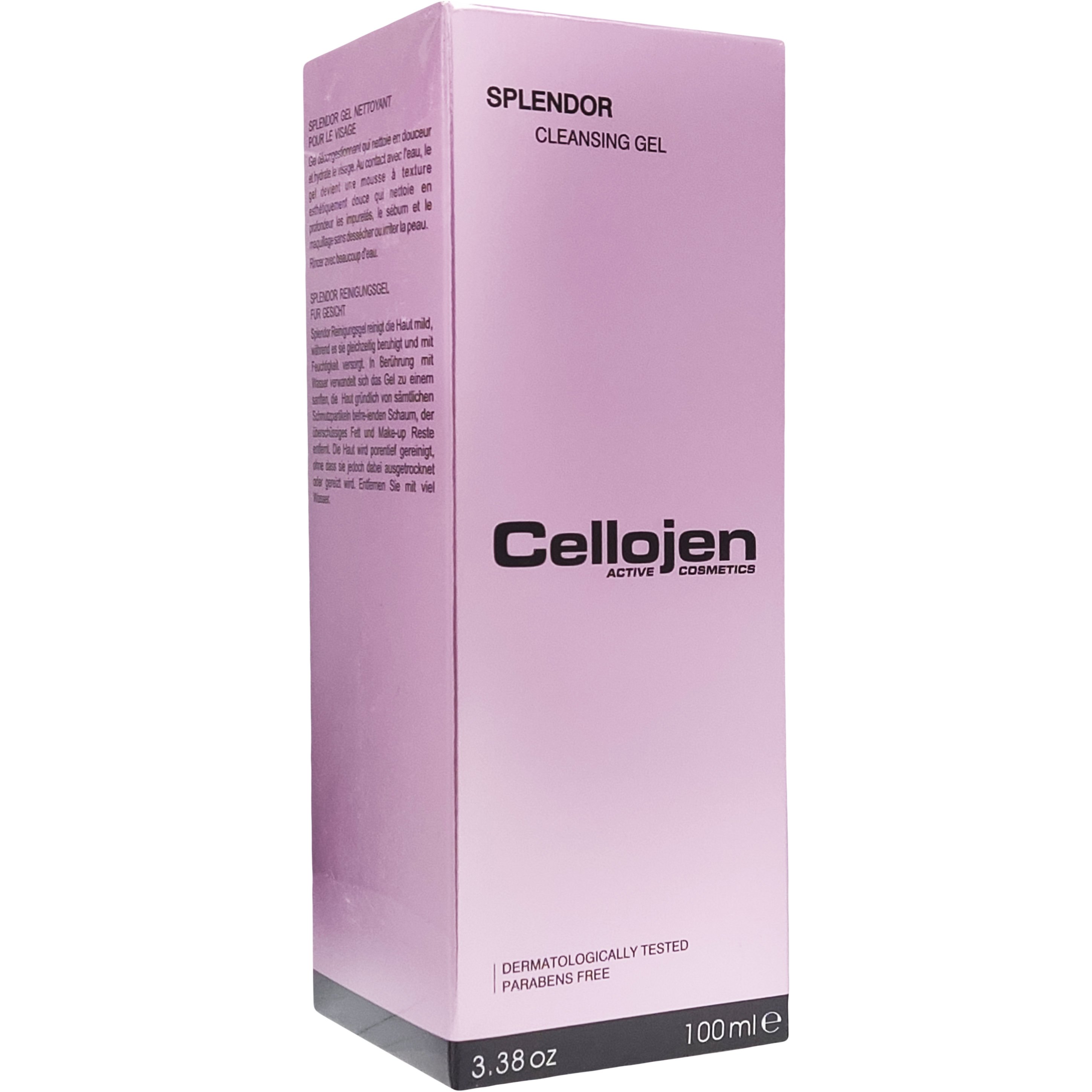 Cellojen Cellojen Splendor Cleansing gel Αποσυμφορητικό, απαλό καθαριστικό και ενυδατικό τζελ για το πρόσωπο 100ml