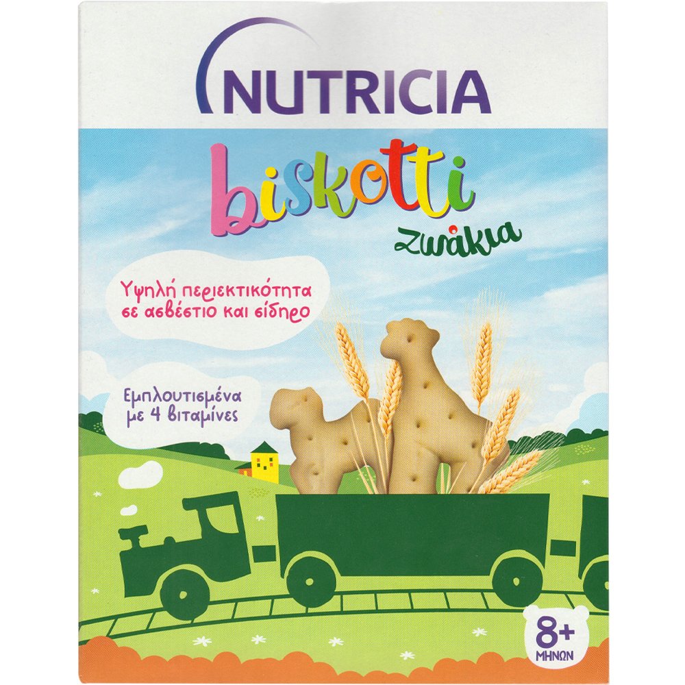 Nutricia Nutricia Biskotti Ζωάκια Βρεφικά Μπισκότα από τον 8ο Μήνα 180gr