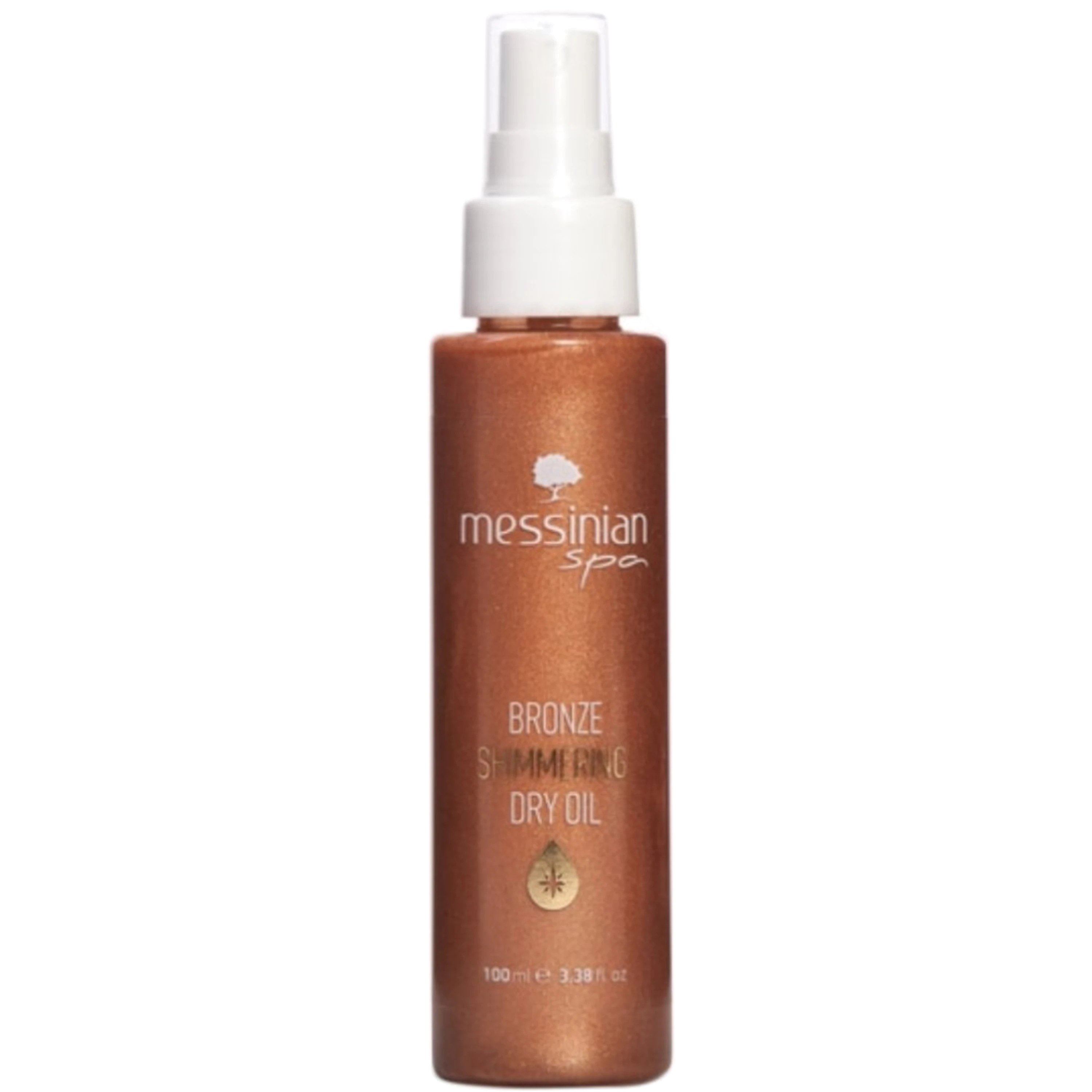 Messinian Spa Messinian Spa Bronze Shimmering Body Dry Oil Ενυδατικό Ξηρό Λάδι Σώματος με Άρωμα Λευκών Λουλουδιών 100ml