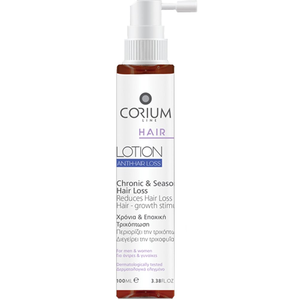 Corium Line Corium Anti-Hair Loss Lotion Λοσιόν Κατά της Χρόνιας & Εποχικής Τριχόπτωσης για Άνδρες & Γυναίκες 100ml