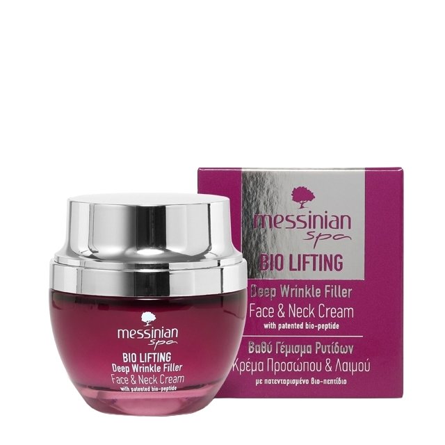 Messinian Spa Messinian Spa Bio Lifting Deep Wrinkle Filler Face & Neck Cream Κρέμα Προσώπου & Λαιμού για Βαθύ Γέμισμα Ρυτίδων 50ml
