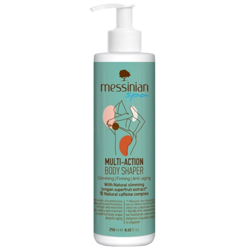 Messinian Spa Messinian Spa Multi Action Slimming & Firming Anti-Aging Body Shaper Αδυνατιστική Κρέμα με Φυσική Καφεΐνη για Σφριγηλό Δέρμα 250ml