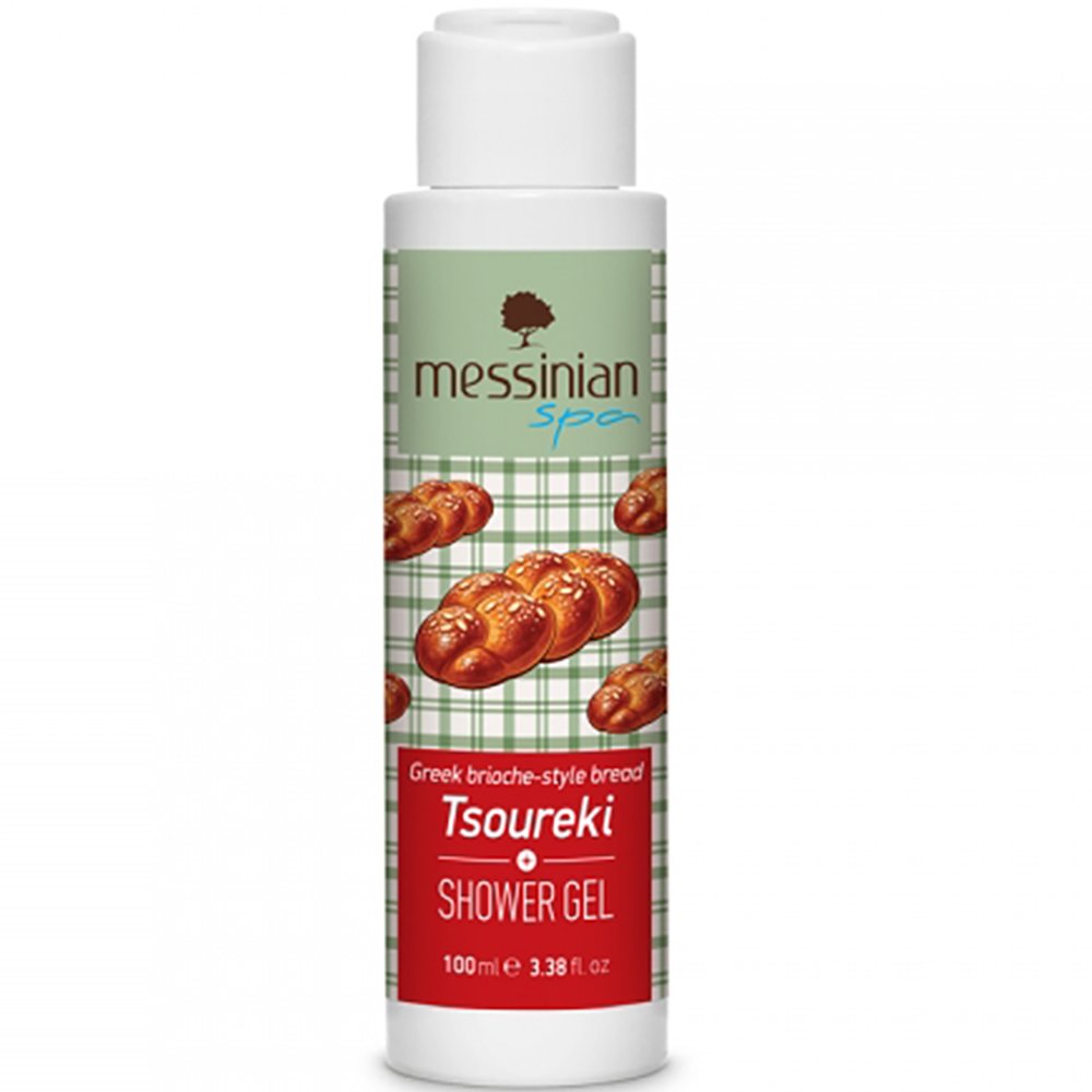 Messinian Spa Tsoureki Shower Gel Αφρόλουτρο με Εορταστικό Άρωμα Τσουρέκι 100ml