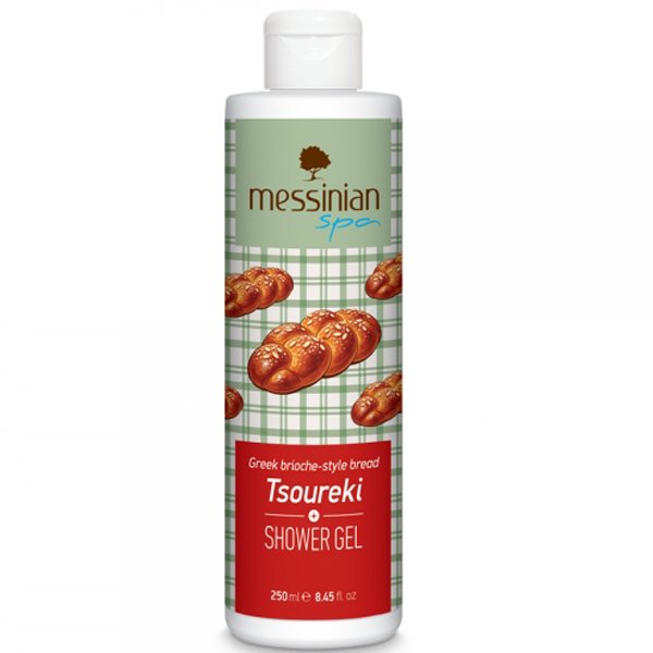 Messinian Spa Tsoureki Shower Gel Αφρόλουτρο με Εορταστικό Άρωμα Τσουρέκι 250ml