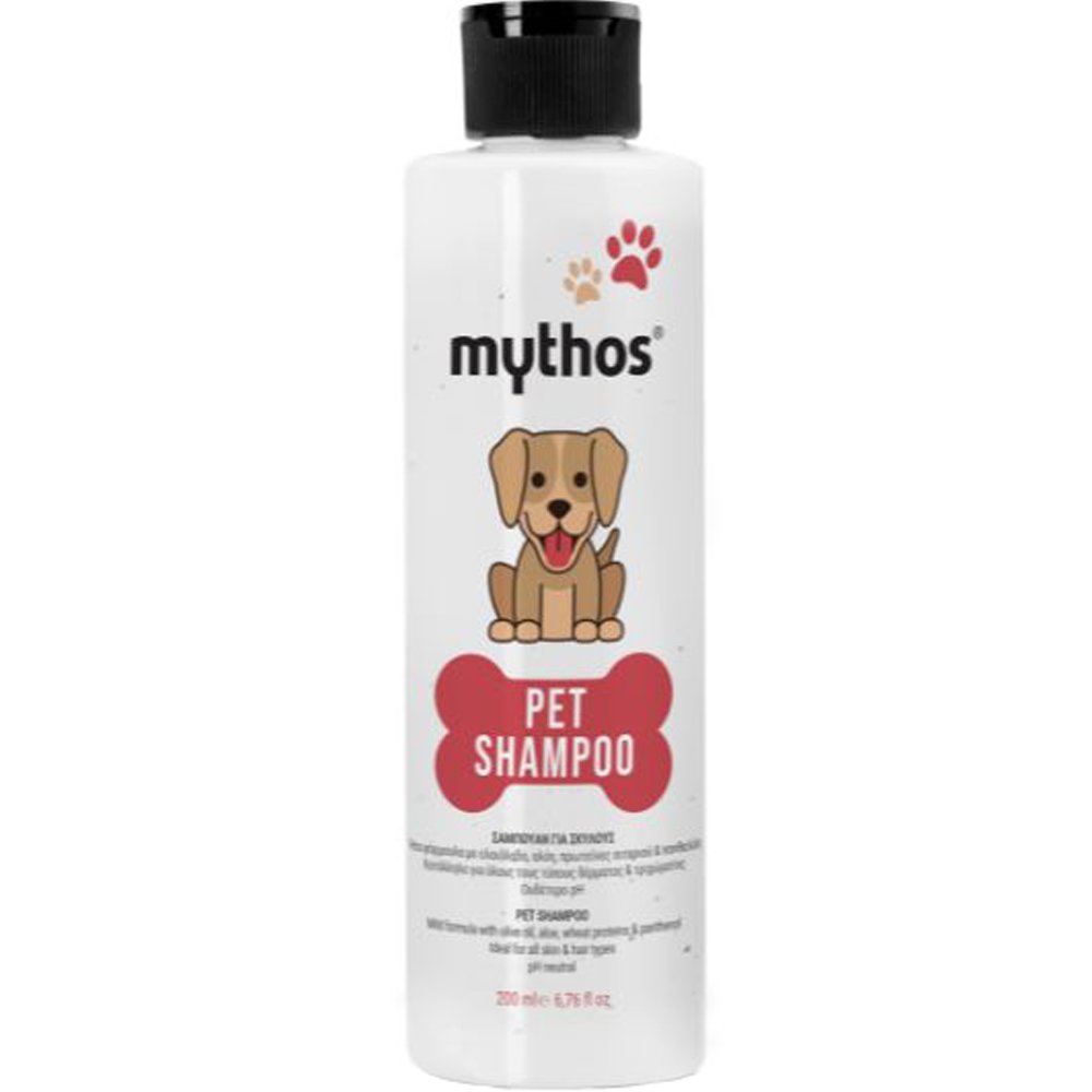 Lifoplus Flax Mythos Pet Dogs Shampoo Καθαριστικό Σαμπουάν για Σκύλους που Χαρίζει Ενυδάτωση & Τόνωση 200ml