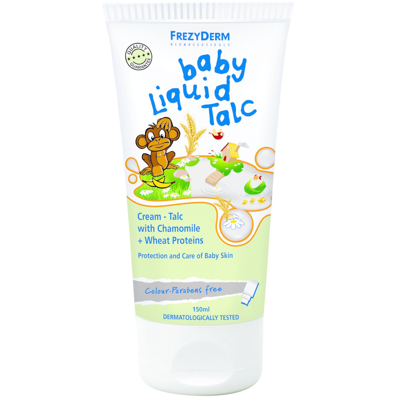 Frezyderm Baby Liquid Talc Κρέμα Talc για την Περιποίηση της Βρεφικής & Παιδικής Επιδερμίδας 150ml