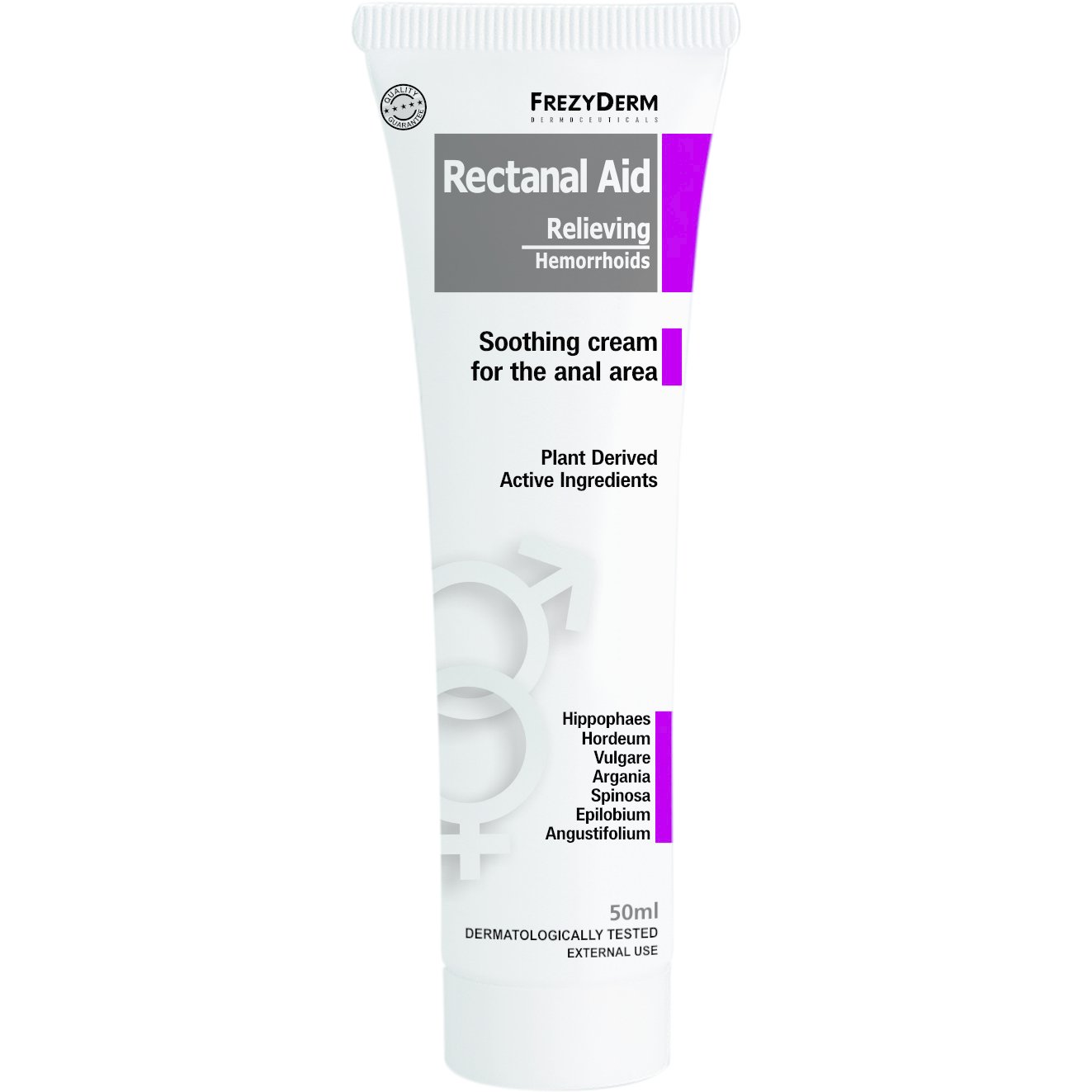 Rectanal Aid Creme 50ml – Frezyderm,Καταπραϋντική Κρέμα για την Ανακούφιση των Αιμορροΐδων