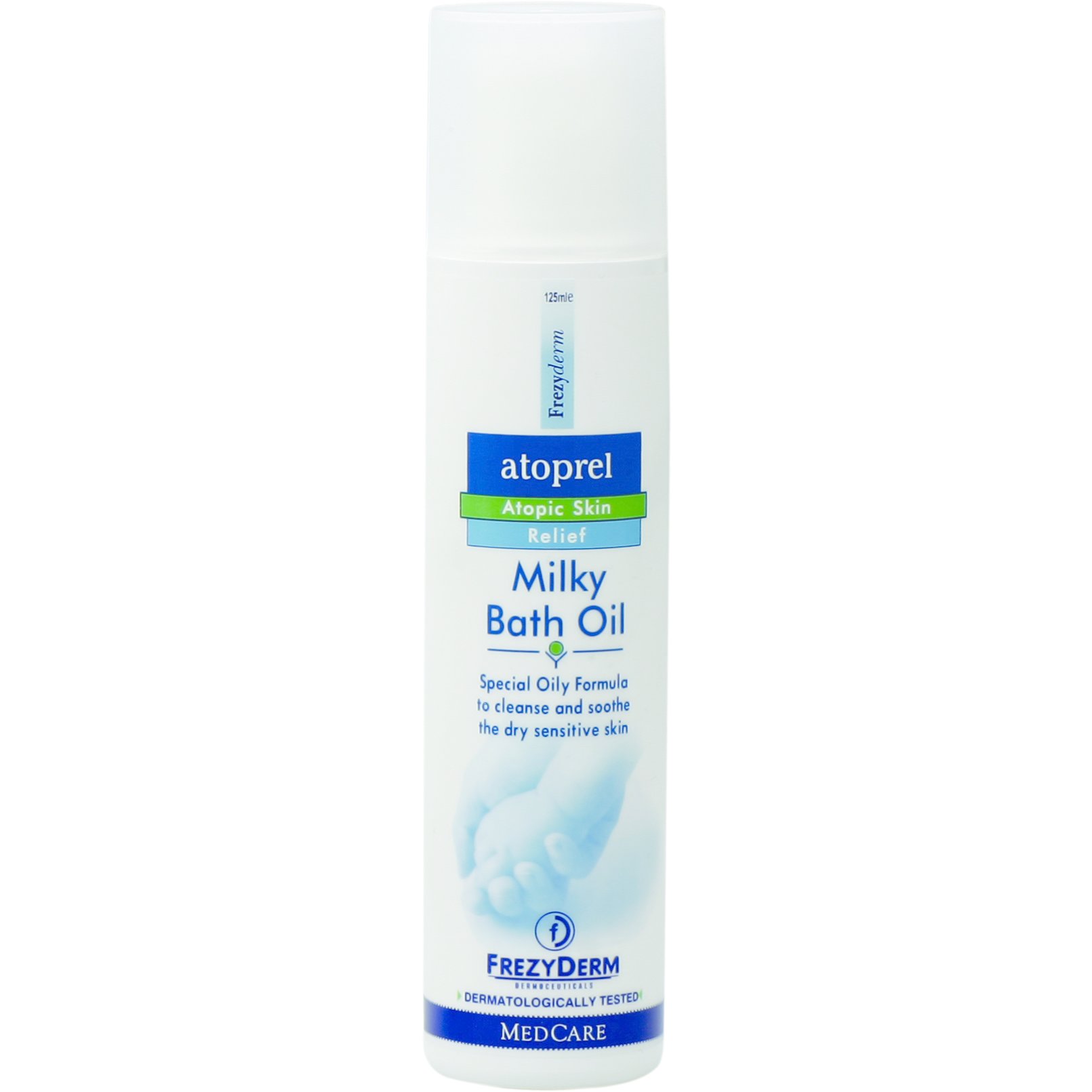 Frezyderm Atoprel Milky Bath Oil Γαλακτώδες Λάδι Μπάνιου 2x125ml
