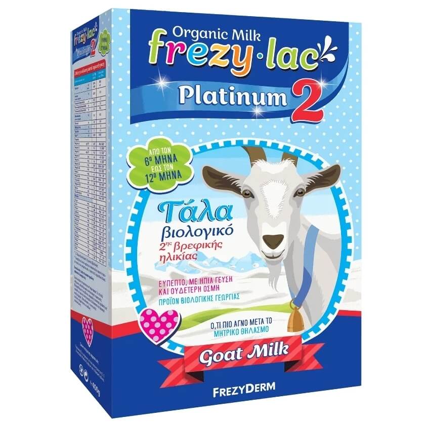 Frezyderm Frezylac Platinum 2 Κατσικίσιο Βιολογικό Γάλα για Βρέφη από τον 6ο Έως τον 12ο Μήνα 400gr