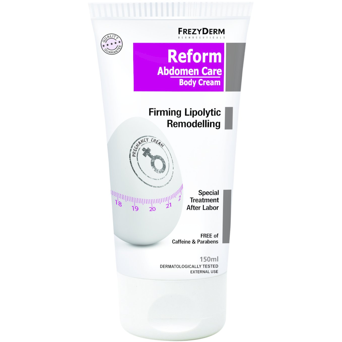 Frezyderm Reform Abdomen Care Body Cream Κρέμα για την Αντιμετώπιση Χαλάρωσης των Κοιλιακών Τοιχωμάτων Μετά τον Τοκετό 150ml