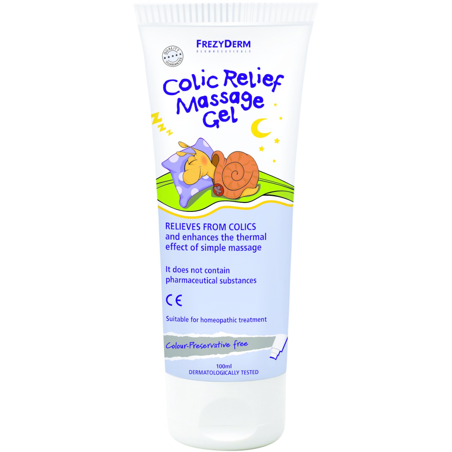 Frezyderm Colic Relief Massage Gel Τζελ Μασάζ για την Ανακούφιση Από τους Κολικούς 100ml