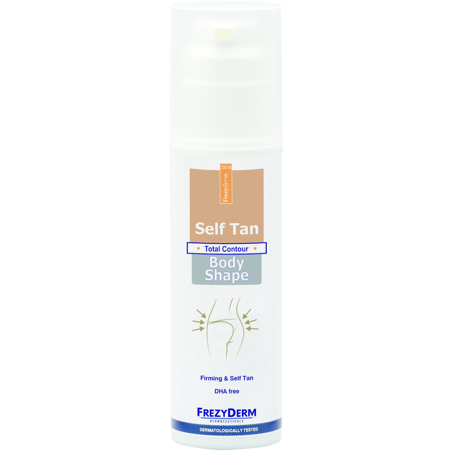 Frezyderm Self Tan Body Shape Αυτομαυριστικό Γαλάκτωμα με Παράλληλη Συσφικτική Δράση 150ml