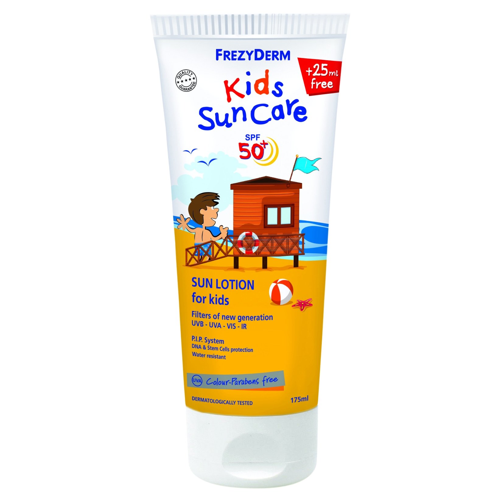 Εικόνα από Frezyderm Kids Sun Care Spf50+ Παιδικό Αντηλιακό Γαλάκτωμα Προσώπου & Σώματος, Πολύ Υψηλής Προστασίας 175ml
