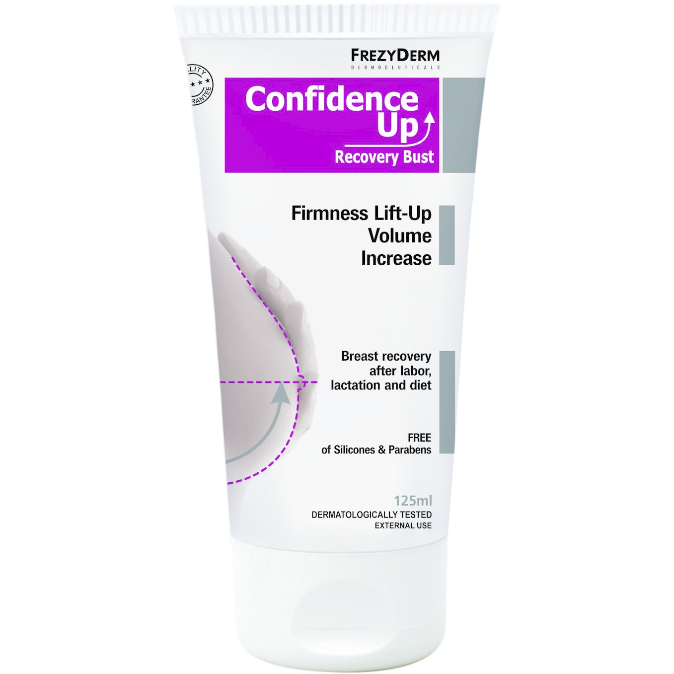 Frezyderm Confidence Up Recovery Bust Απαλή Κρέμα Gel για την Ανόρθωση, Σύσφιξη & Αύξηση Όγκου του Στήθους 125ml