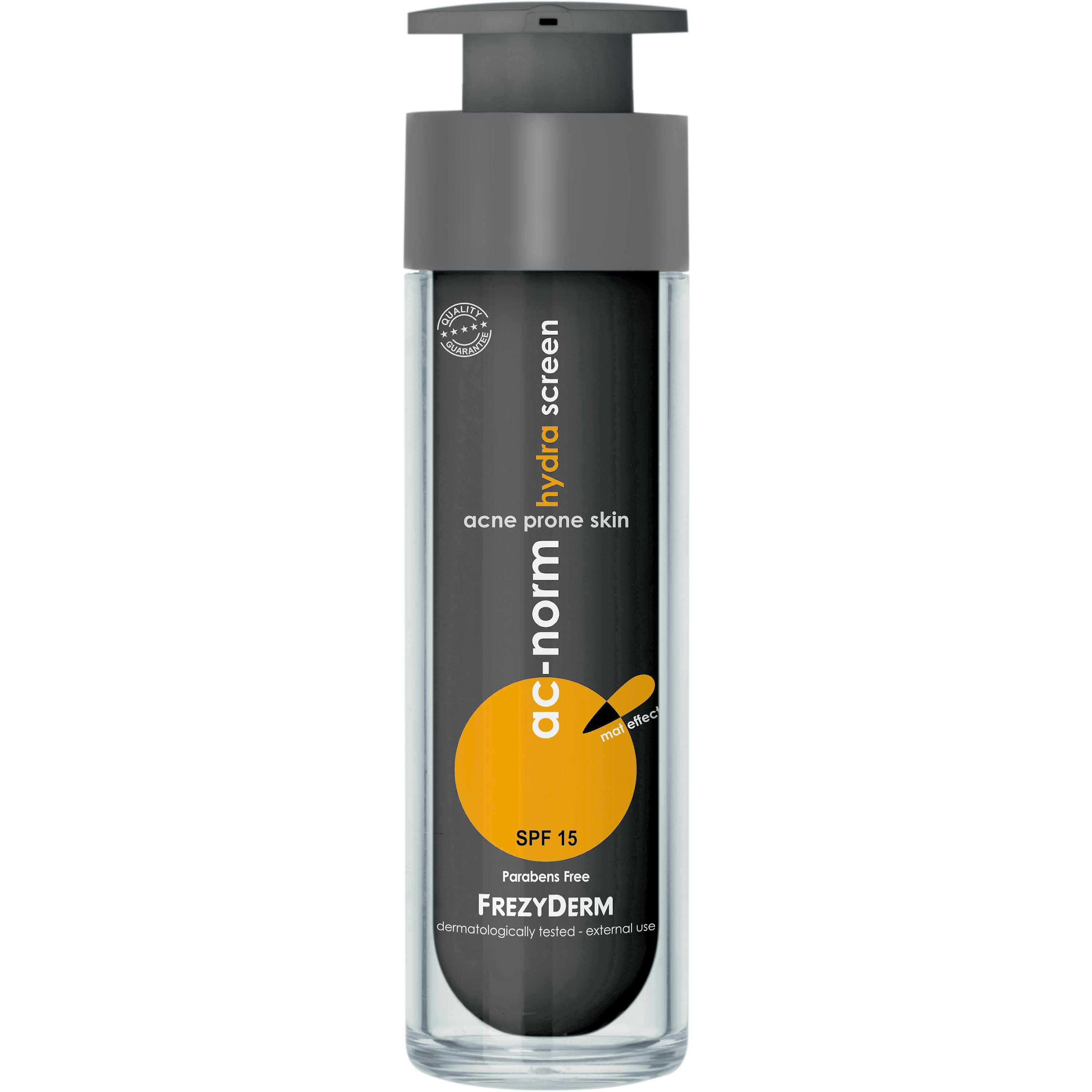 Frezyderm Ac-Norm Hydra Screen Spf15 Ενυδατική Σμηγματορρυθμιστική Αντηλιακή Κρέμα για Ακνεϊκές Επιδερμίδες 50ml