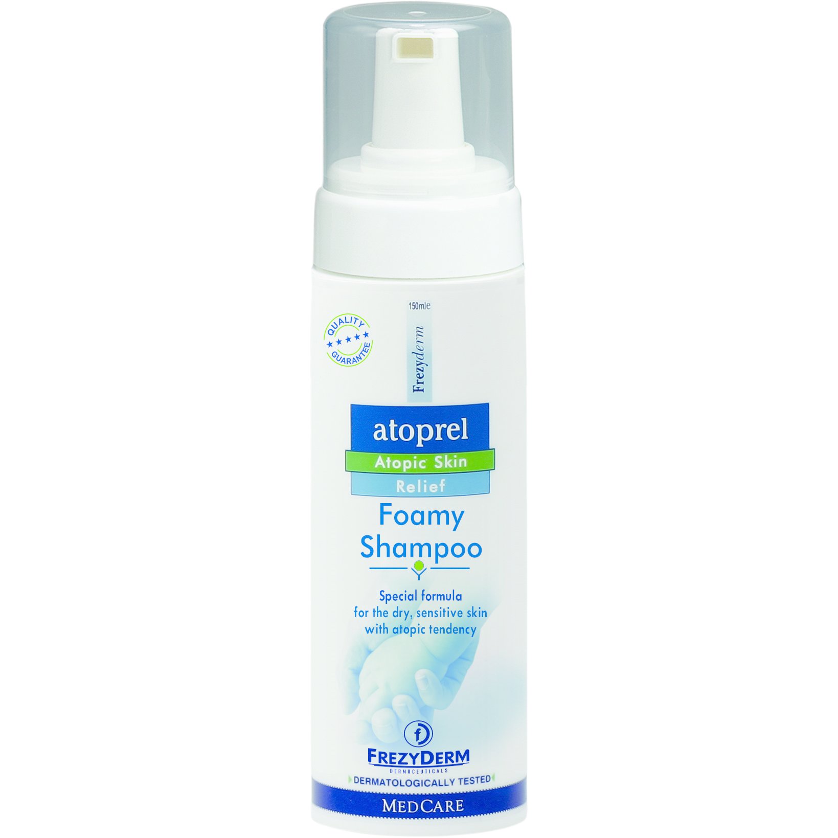 Frezyderm Atoprel Foamy Shampoo Ειδικό Σαμπουάν σε Μορφή Αφρού για Ξηρό Ευαίσθητο με Ατοπική Προδιάθεση Δέρμα 150ml