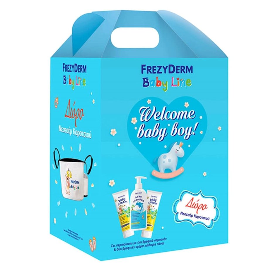Frezyderm Gift Set Welcome Baby Boy Baby Shampoo 300ml, Baby...