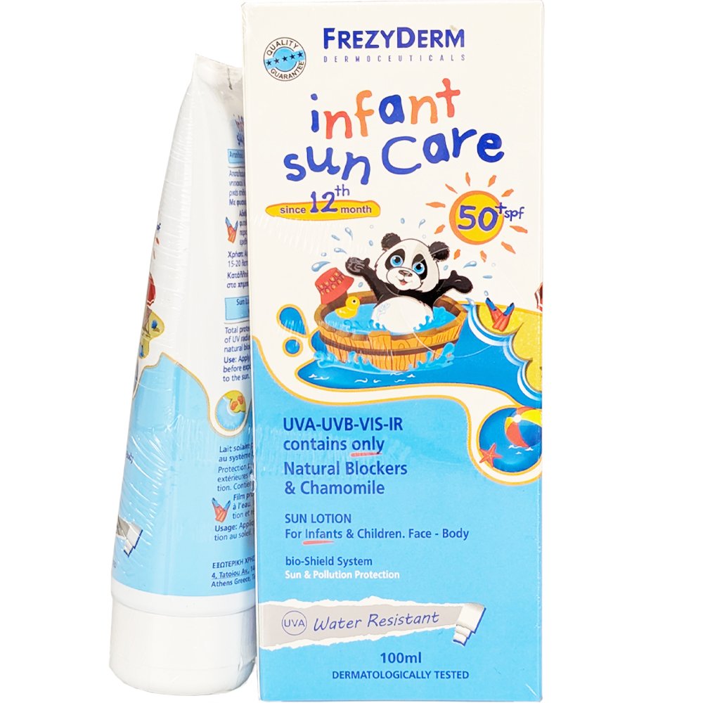 Frezyderm Promo Infant Sun Care Spf50+  Αντηλιακό Γαλάκτωμα Προσώπου & Σώματος Πολύ Υψηλής Προστασίας για την Νηπιακή Επιδερμίδα από το 12ο Μήνα 150ml