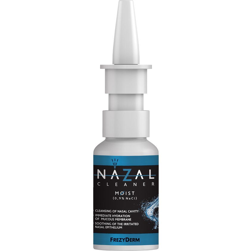 Frezyderm Nazal Cleaner Moist Spray, Καθαρίζει την Ρινική Κοιλότητα, Ενυδατώνει & Καταπραΰνει το Ερεθισμένο Ρινικό Επιθήλιο 30ml