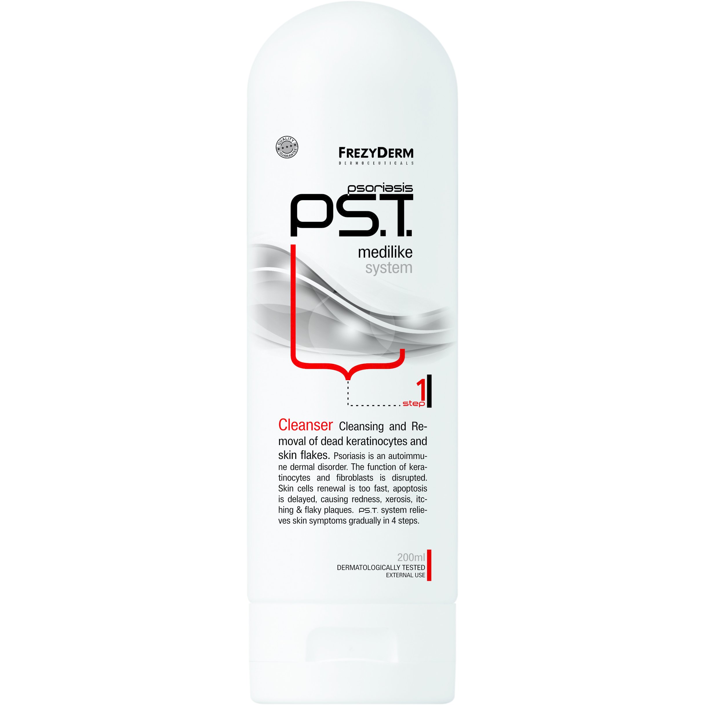 Frezyderm Psoriasis Ps.t. Cleanser Step 1 Αποτελεσματικός Καθαρισμός Προσώπου & Σώματος Κατάλληλο για την Ψωρίαση 200ml