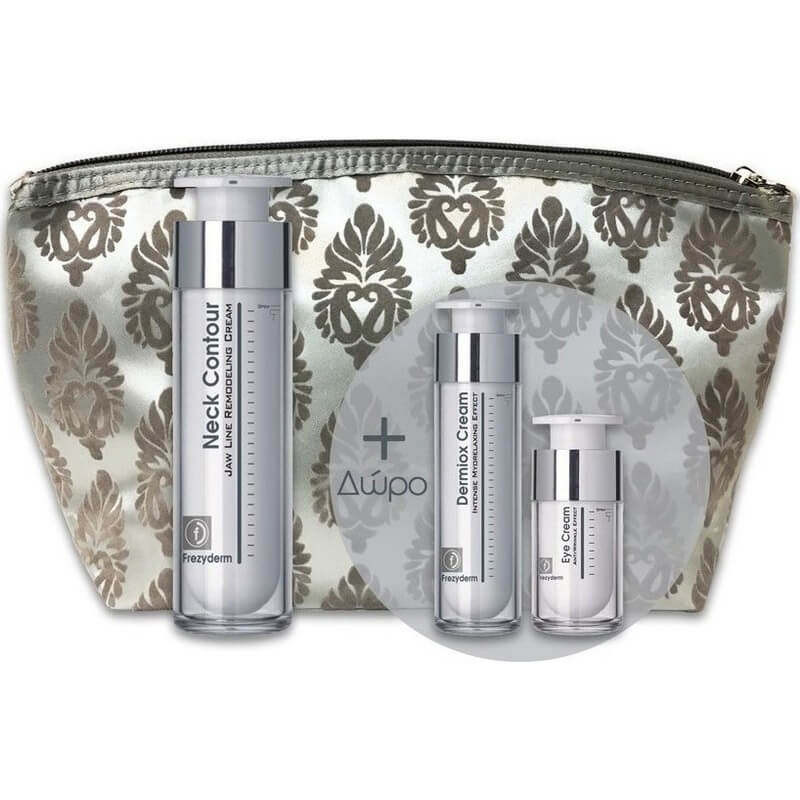 Frezyderm Πακέτο Προσφοράς Neck Contour Cream 50ml & Δώρο Dermiox Cream 15ml & Eye Cream 5ml & Νεσεσέρ