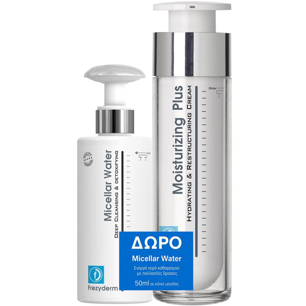 Frezyderm Frezyderm Promo Moisturizing Plus Cream Age 30+, 50ml & Δώρο Micellar Water 50ml