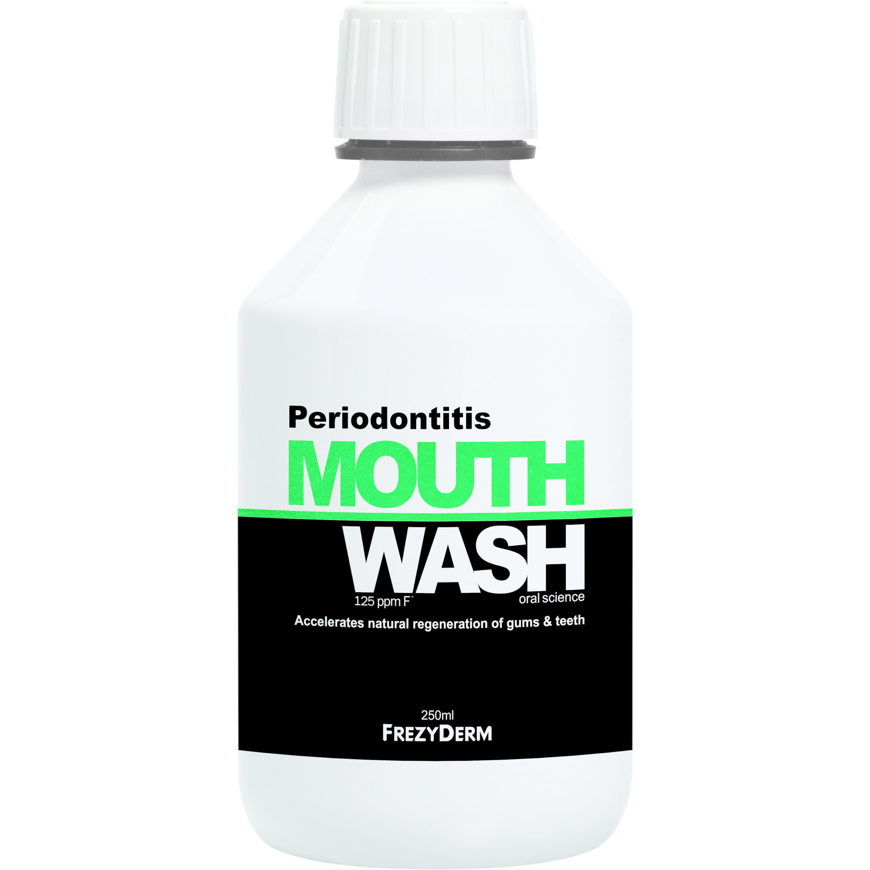 Frezyderm Periodontitis Mouthwash Περιοδοντίτιδα Φθοριούχο Στοματικό Διάλυμα Κατά των Συμπτωμάτων της Περιοδοντίτιδας 250ml