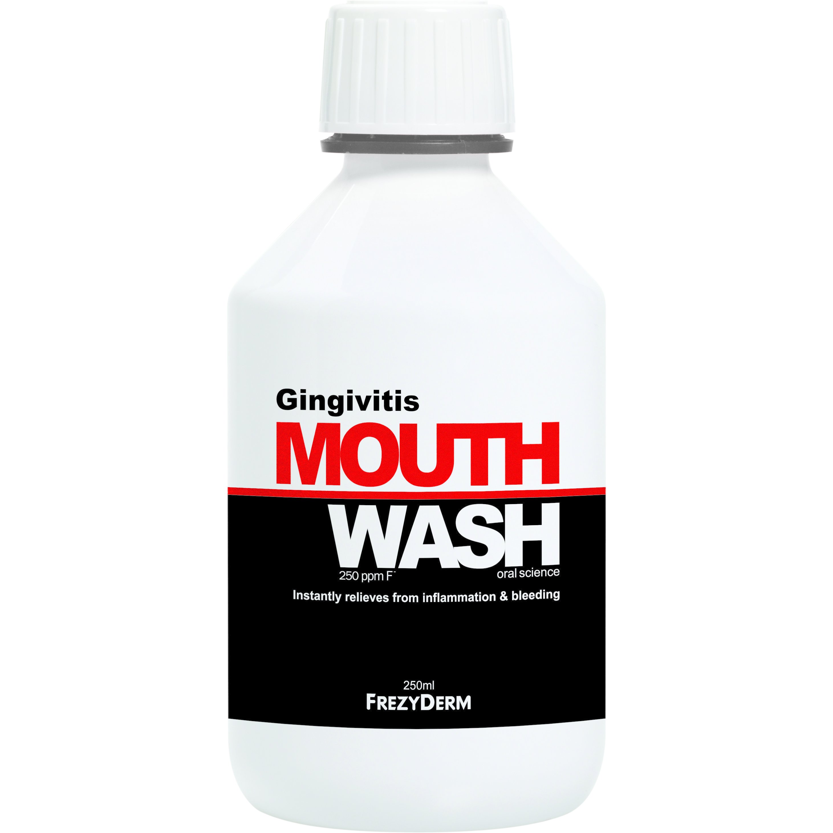 Frezyderm Gingivitis Mouthwash Φθοριούχο Στοματικό Διάλυμα Κατά της Ουλίτιδας 250ml
