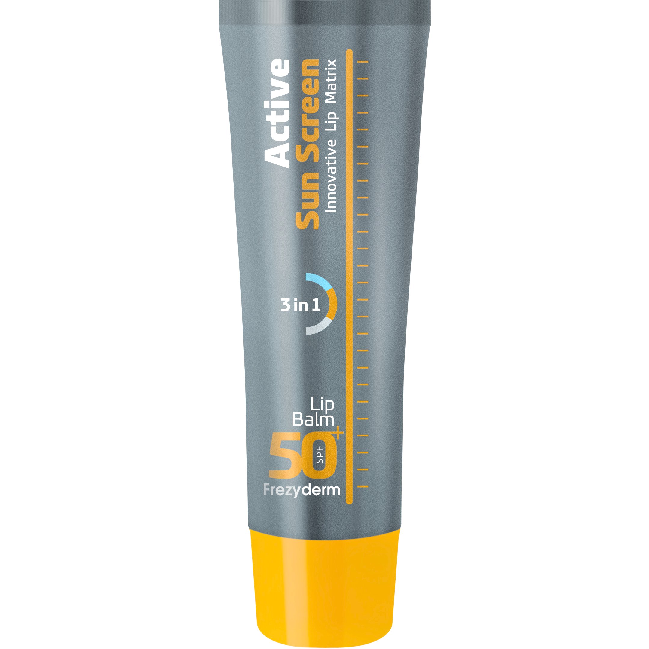 Frezyderm Active Sun Screen Lip Balm Spf50+, Ενεργή Αντηλιακή Προστασία για τα Χείλη 15ml