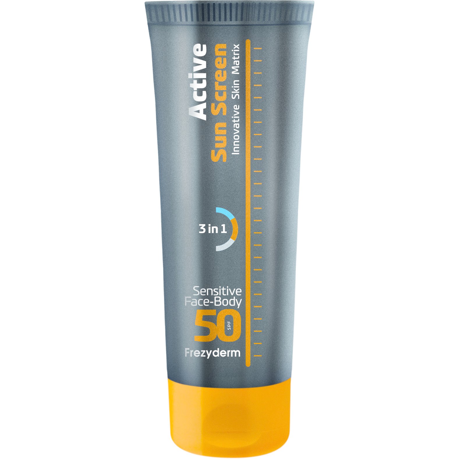 Frezyderm Active Sun Screen Sensitive Face & Body Spf50, Ενεργή Κρέμα Υψηλής Αντηλιακής Προστασίας Προσώπου-Σώματος 150ml