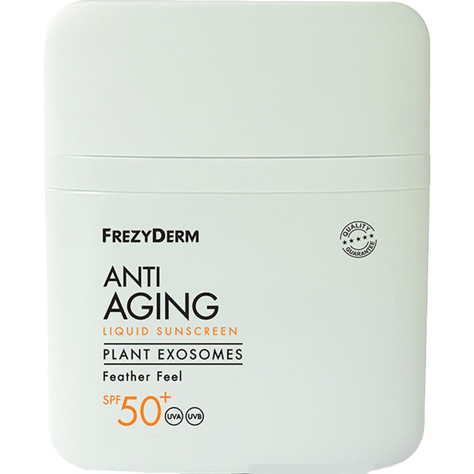 Frezyderm Anti-Aging Liquid Sun Screen Plant Exosomes Spf50+ Fluid Αντηλιακό Προσώπου Εξαιρετικά Ανάλαφρης Υγρής Μορφής Πολύ Υψηλής Προστασίας με Φυτικούς Παράγοντες Αντιγηραντικής Δράσης 50ml