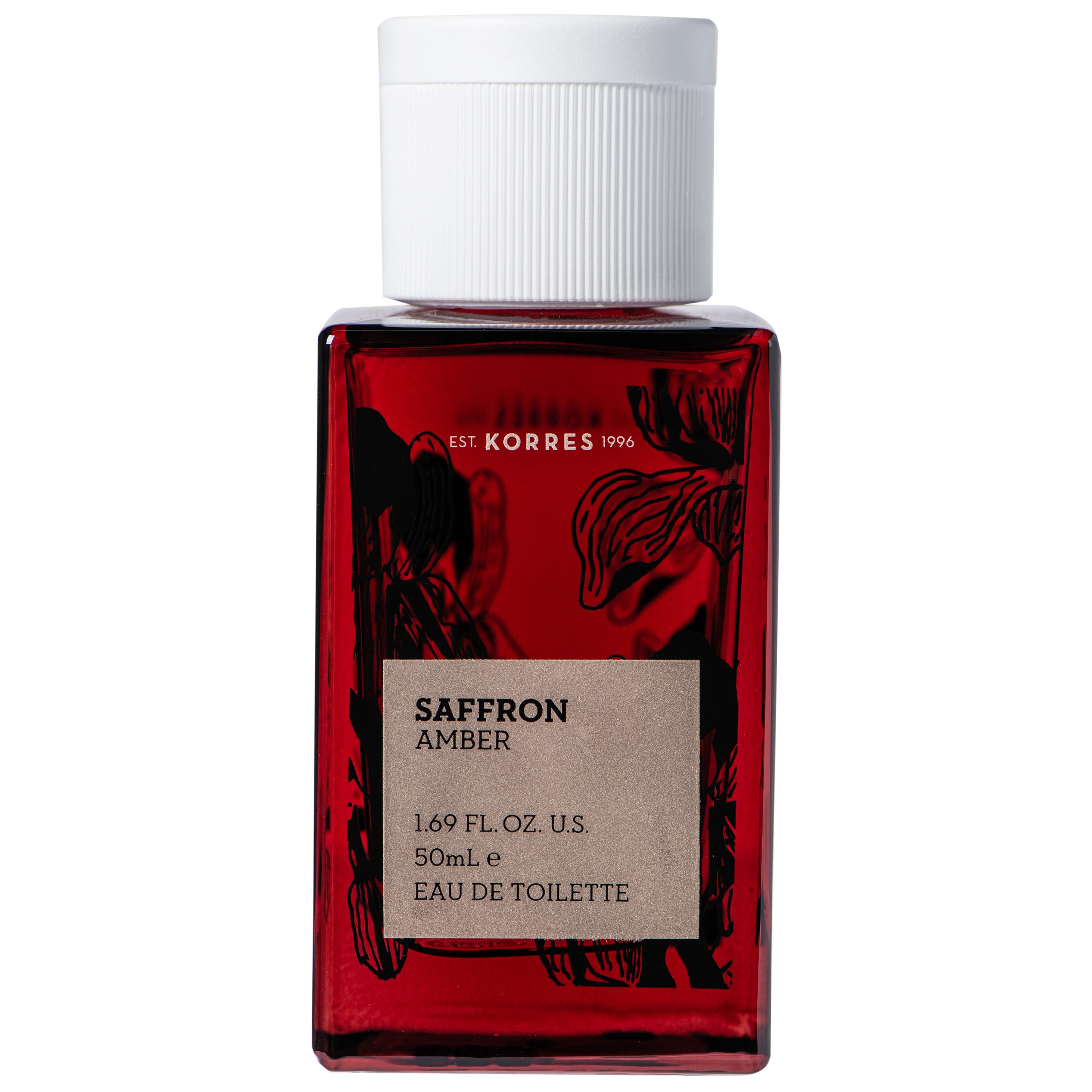 Korres Saffron Amber Eau De Toilette Γυναικείο Άρωμα με Γλυκές, Ζεστές Νότες που Αναδεικνύουν την Θηλυκότητα 50ml