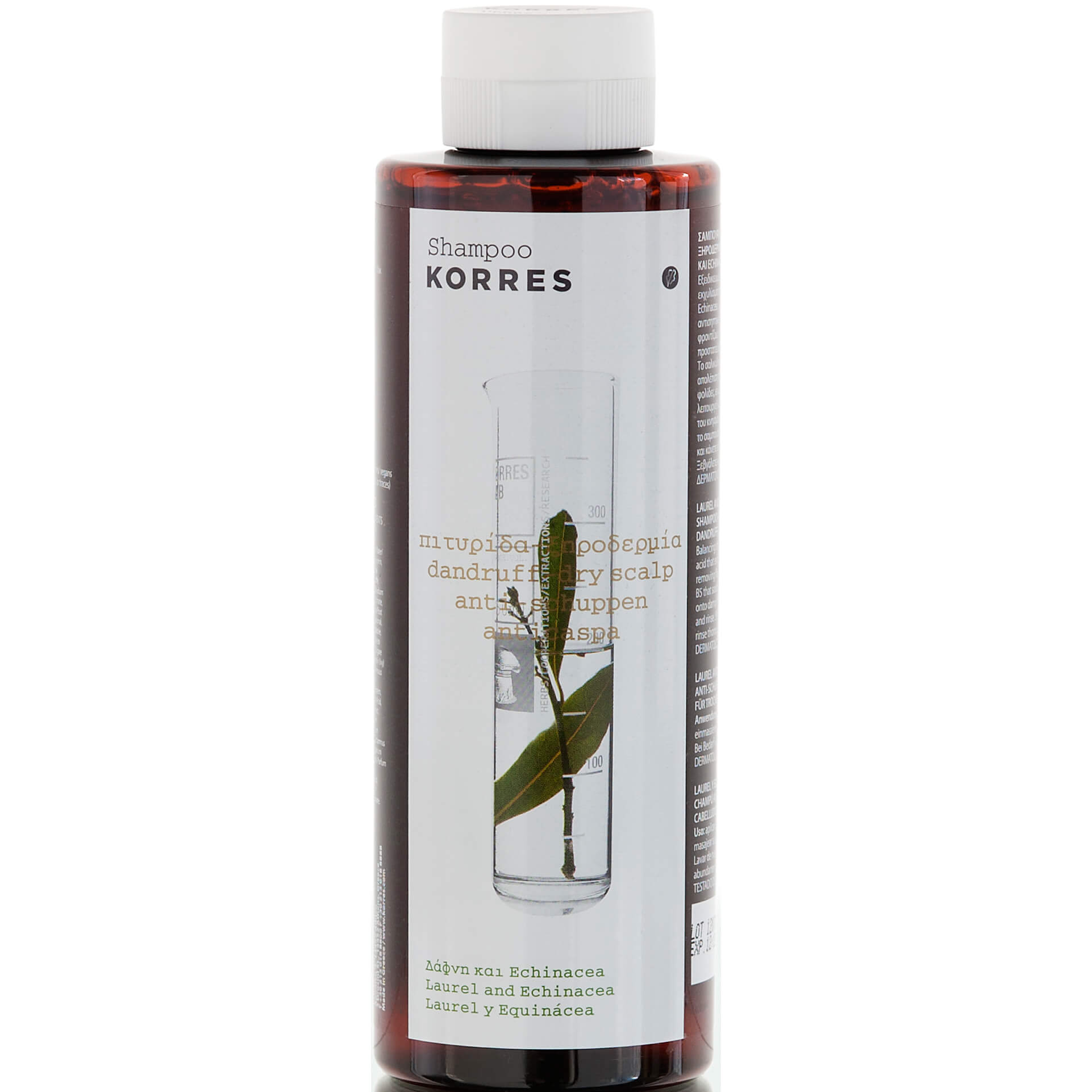 Korres Σαμπουάν Δάφνη & Echinacea για Πιτυρίδα & Ξηροδερμία 250ml