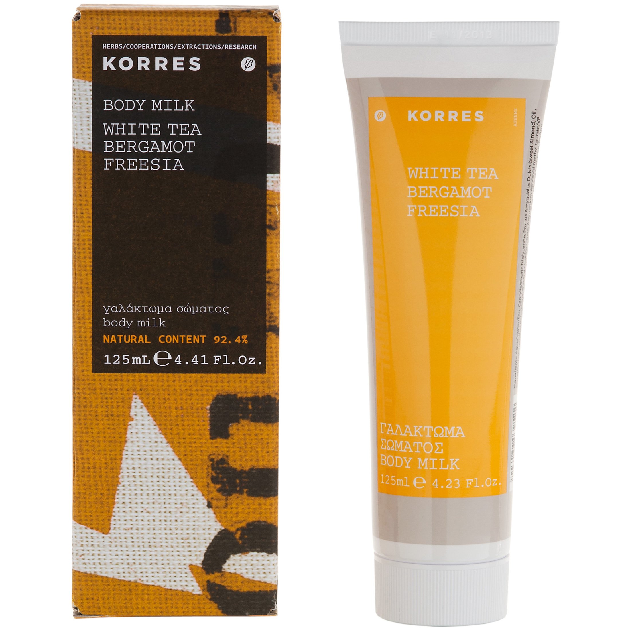Korres Body Milk Λευκό Τσάι Περγαμόντο Φρέζια 125ml