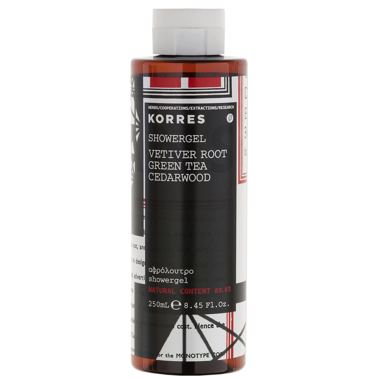 Korres Αφρόλουτρο Vetiver Root Green Tea Cedarwood 250ml