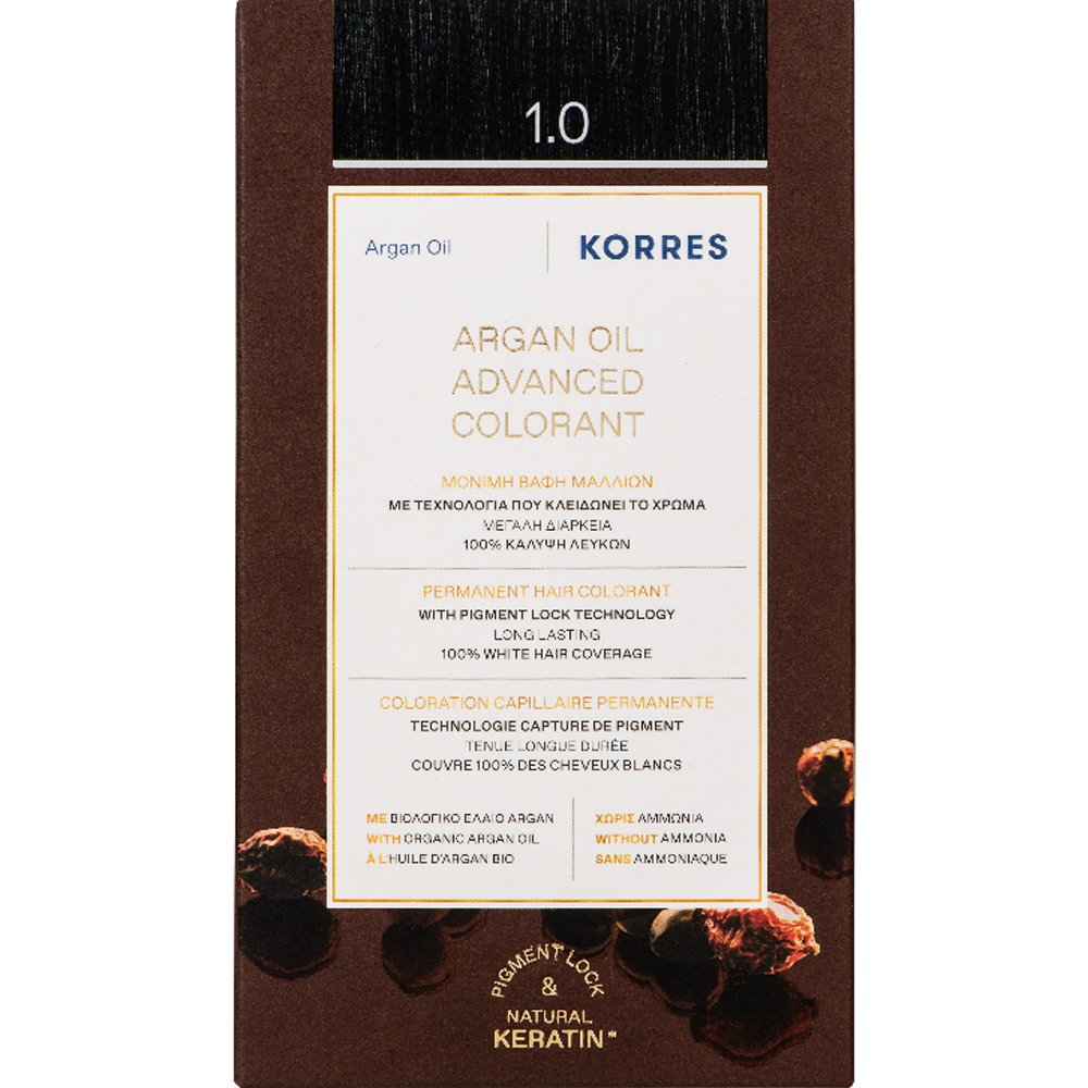 KORRES ARGAN OIL Advanced Colorant 1.0 Black