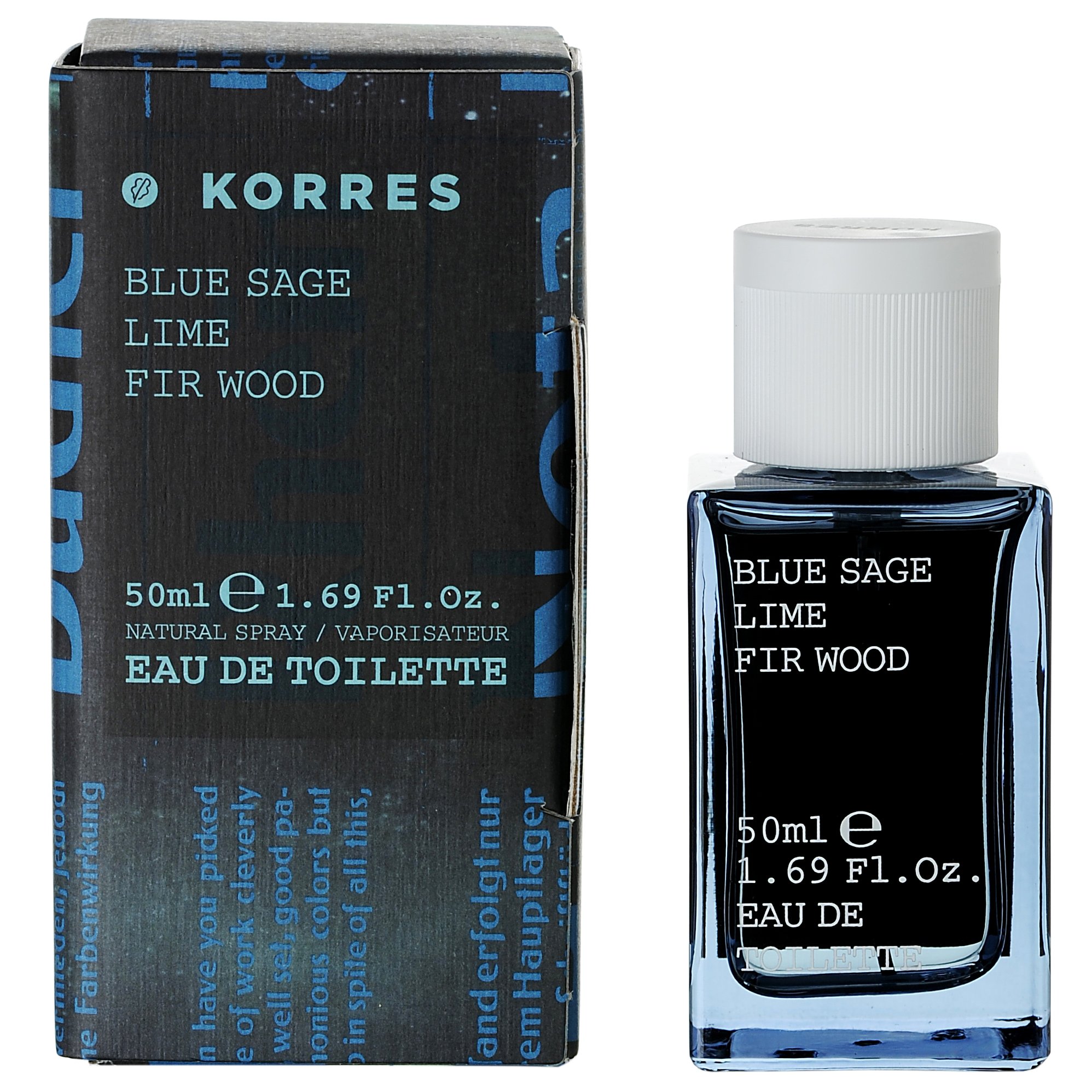 Korres Eau De Toilette Blue Sage Lime & Fir Wood Ανδρικό Άρωμα 50ml