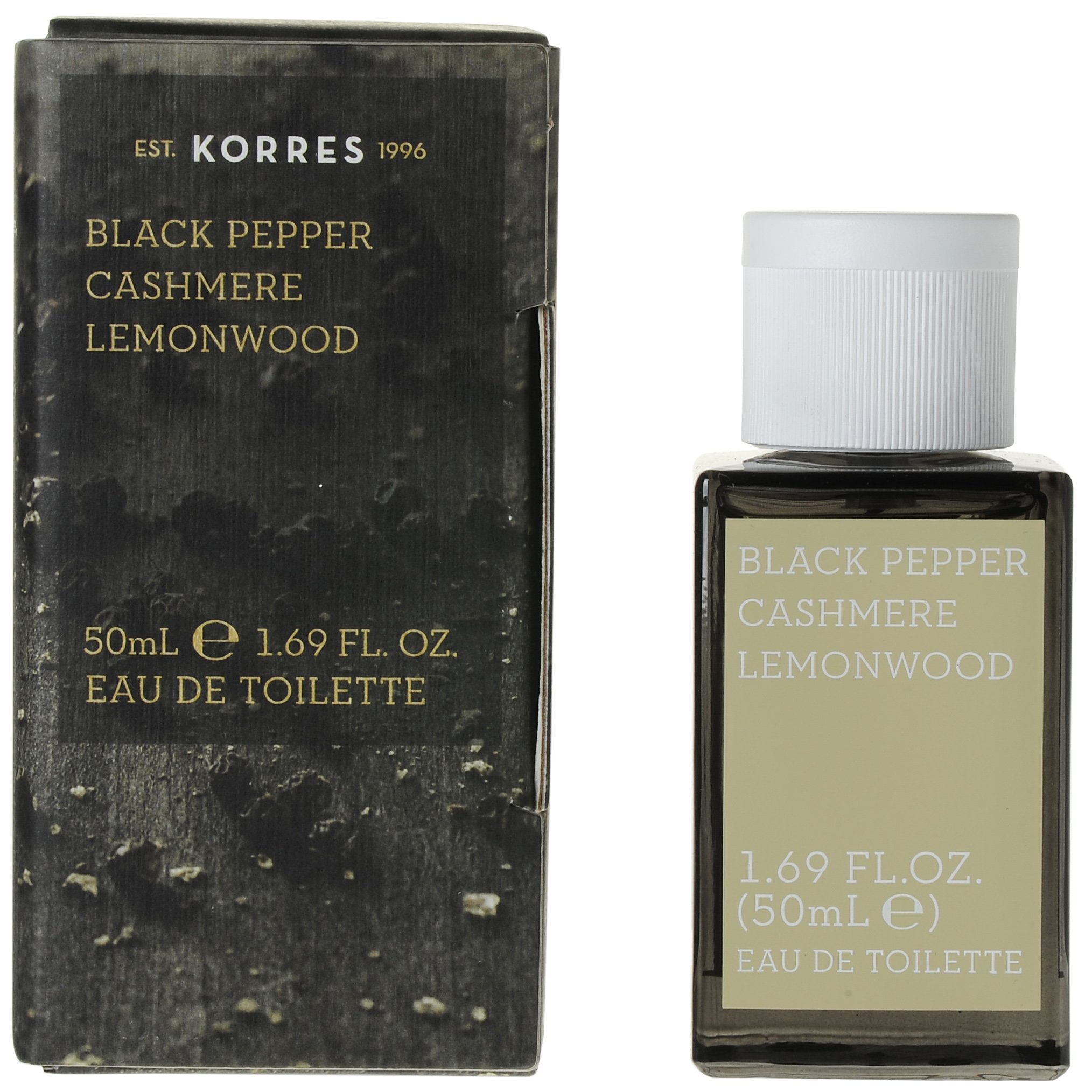 Korres Eau de Toilette Black Pepper, Cashmere & Lemonwood Ανδρικό Άρωμα 50ml