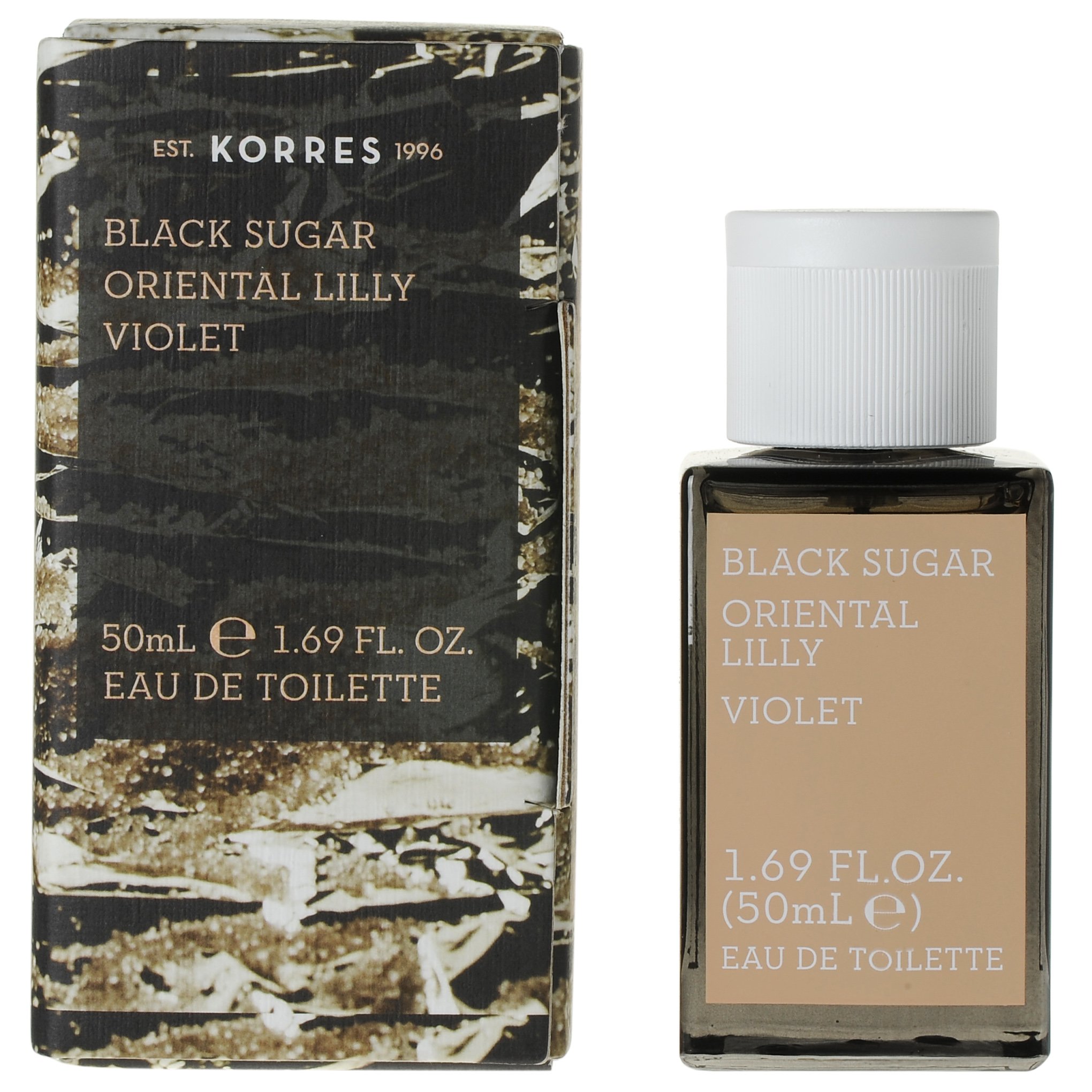 Korres Eau de Toilette Black Sugar Oriental Lily & Violet Γυναικείο Άρωμα 50ml