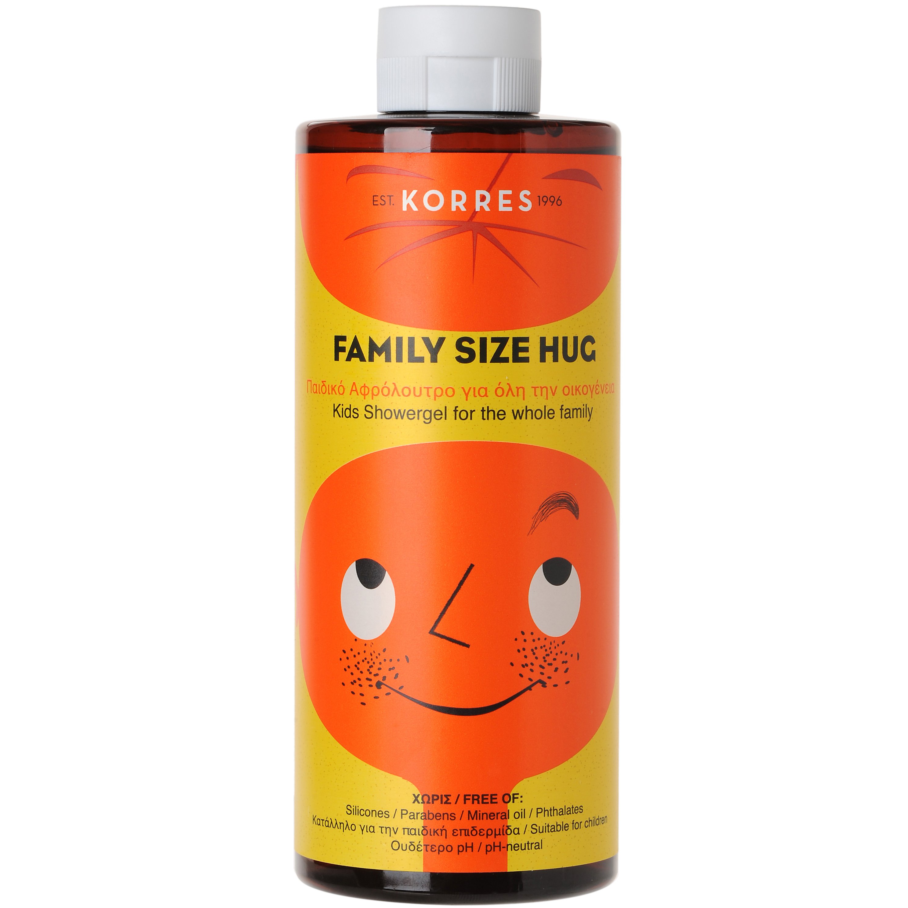 Korres Family Size Hug Παιδικό Αφρόλουτρο Κατάλληλο για Όλη την Οικογένεια 400ml