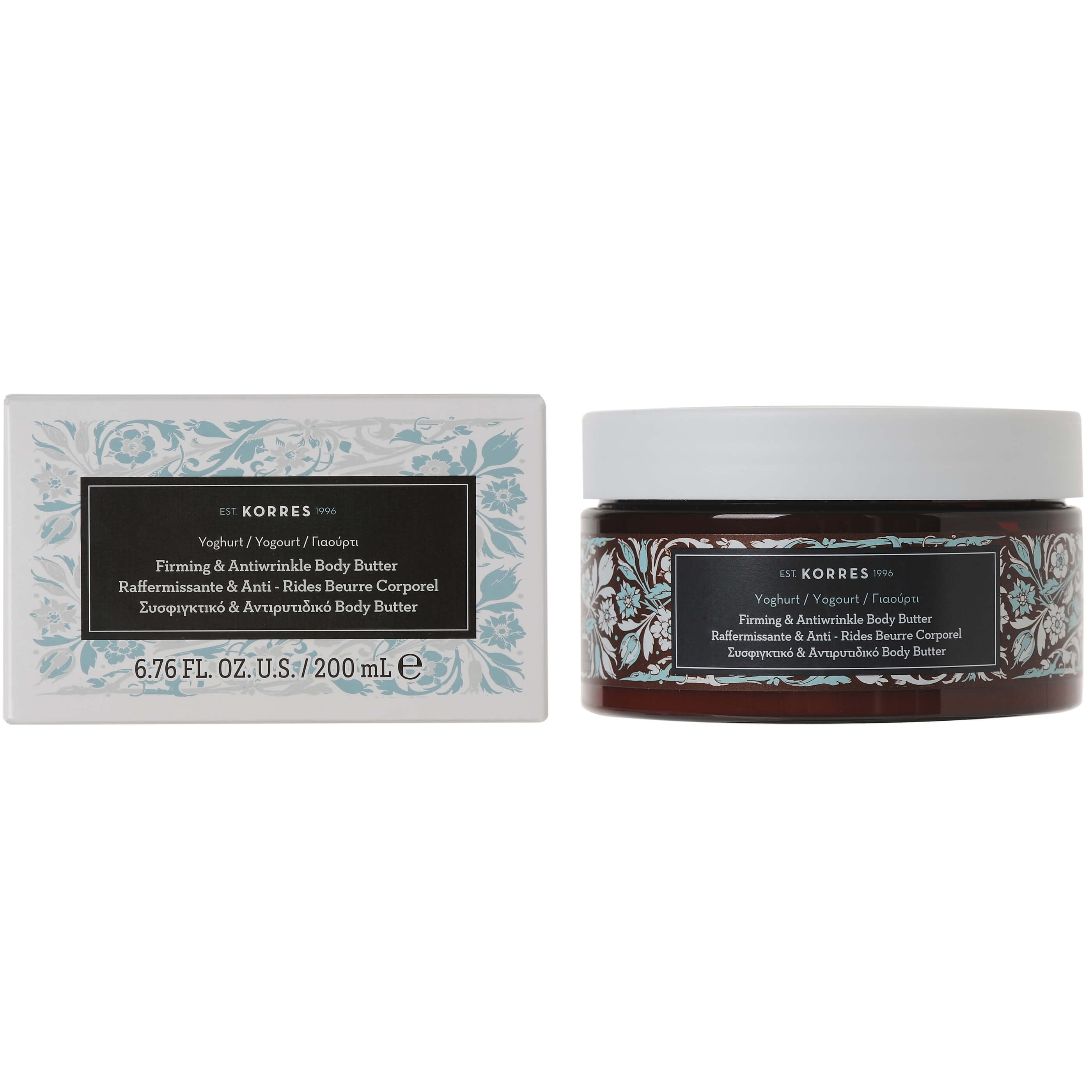 Korres Yoghurt Firming & Antiwrinkle Body Butter Συσφιγκτική & Αντιρυτιδική Φροντίδα Σώματος με Γιαούρτι για Βαθιά Θρέψη 200ml