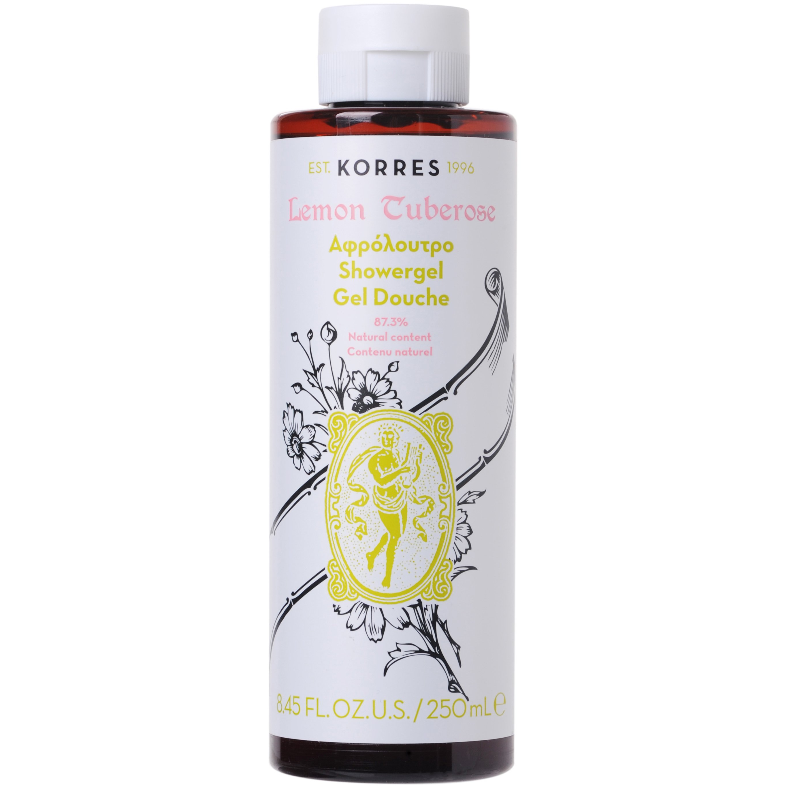 Korres Showergel Lemon Tuberose Αφρόλουτρο με Άρωμα Λεμόνι 250ml