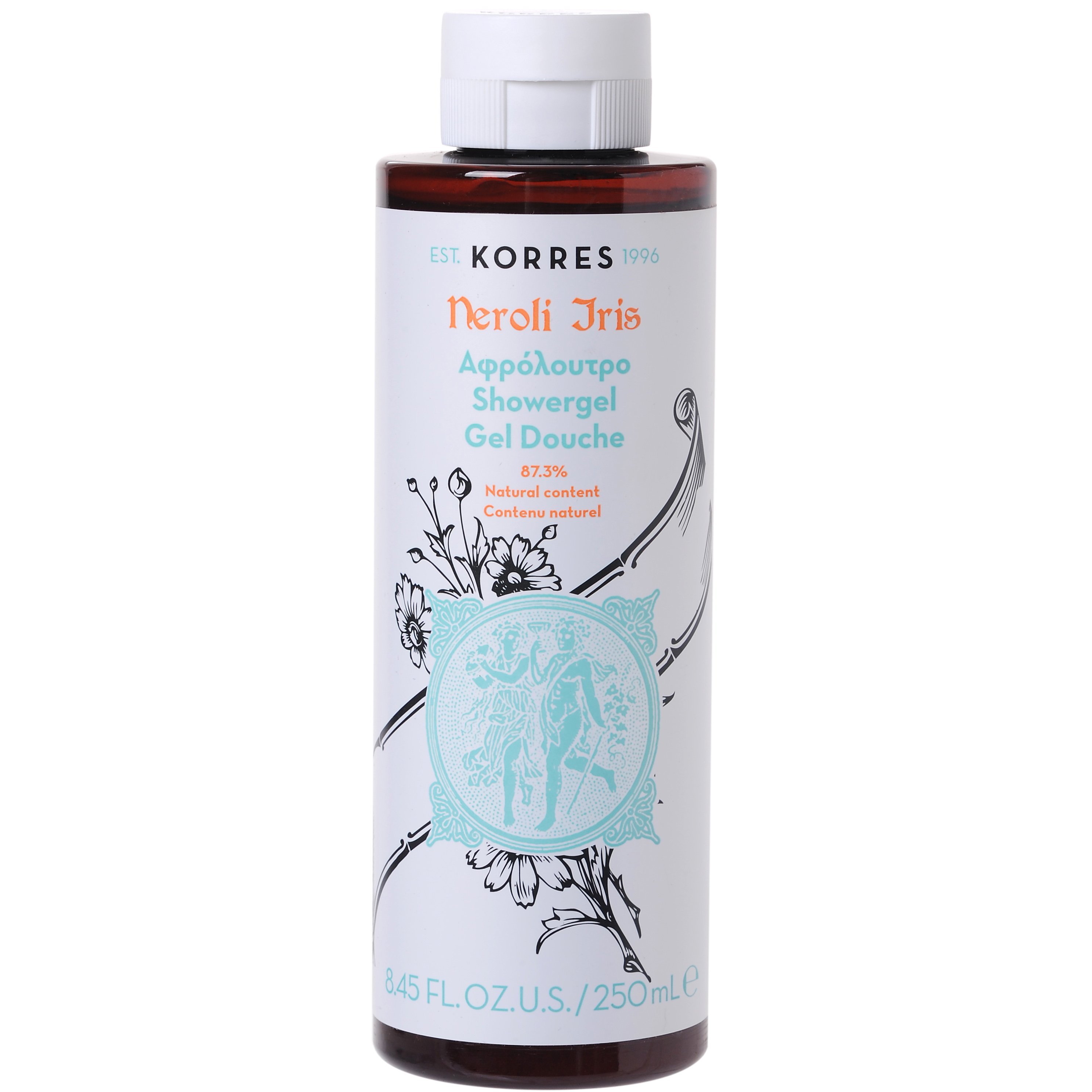 Korres Showergel Neroli Iris Αφρόλουτρο με Άρωμα Πούδρας Από Μπουκέτα Ίριδας 250ml