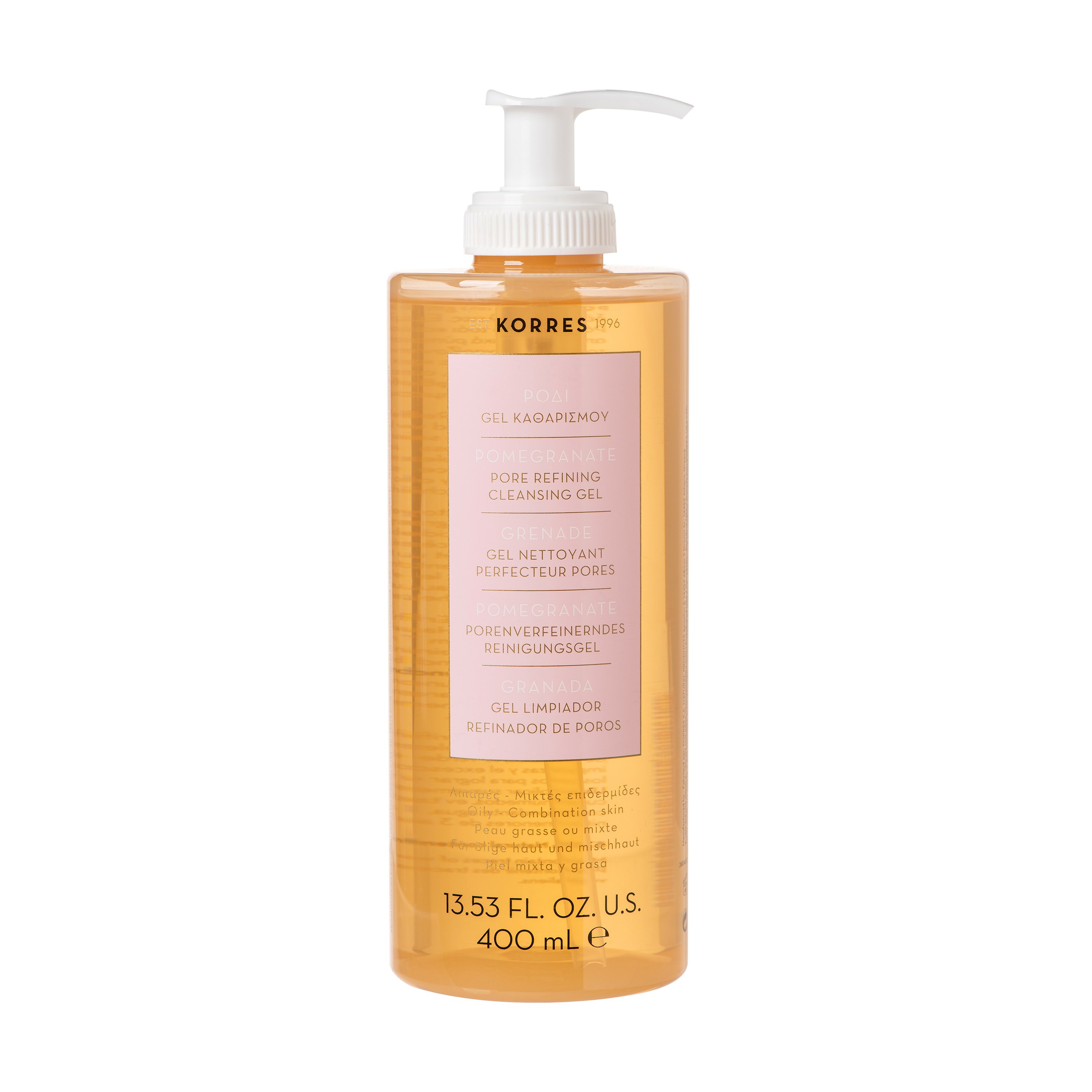 Korres Pomegranate Cleansing Gel Δροσιστικό Τζελ Καθαρισμού με Ρόδι 400ml