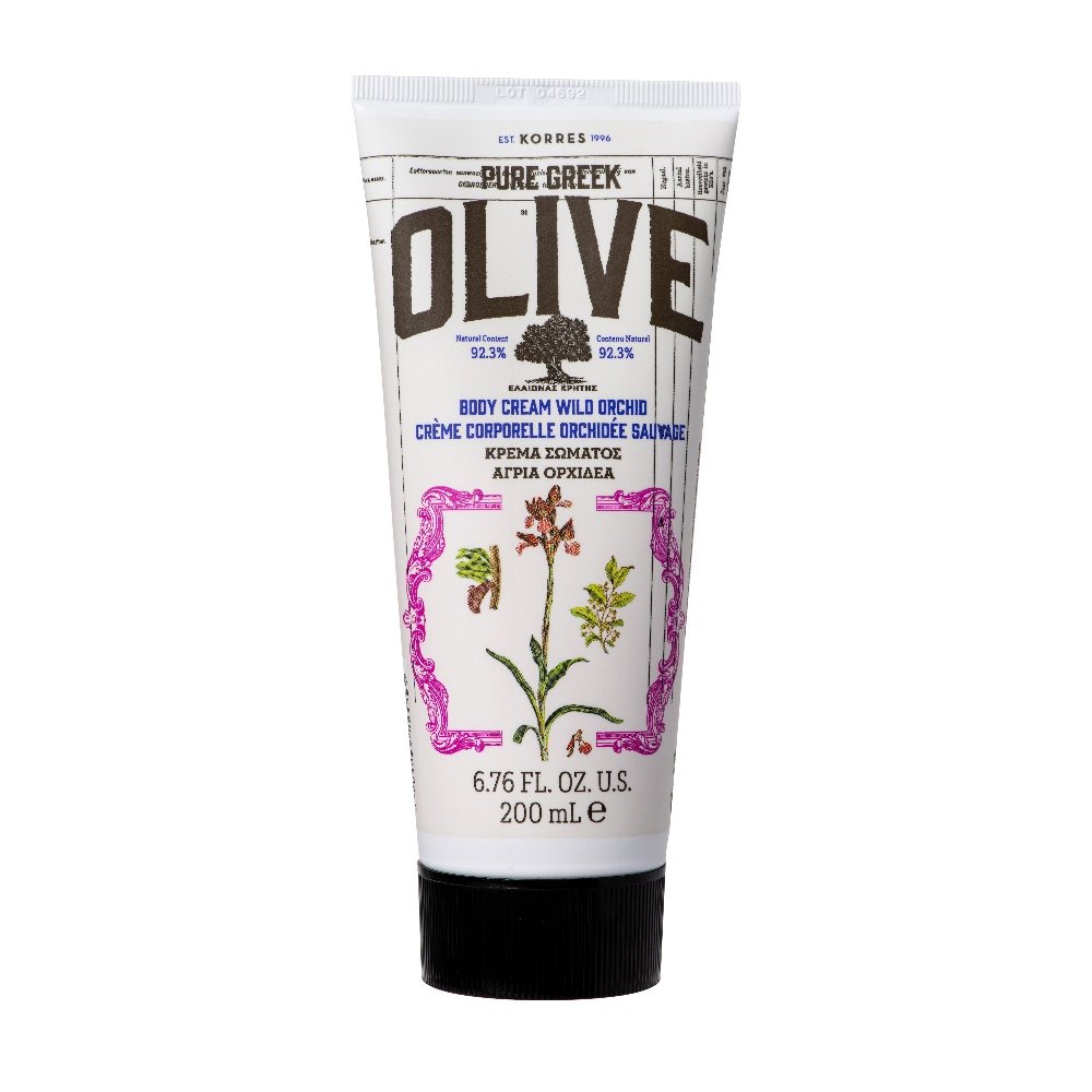 Korres Pure Greek Olive Body Cream Wild Orchid Κρέμα Σώματος με Άγρια Ορχιδέα 200ml