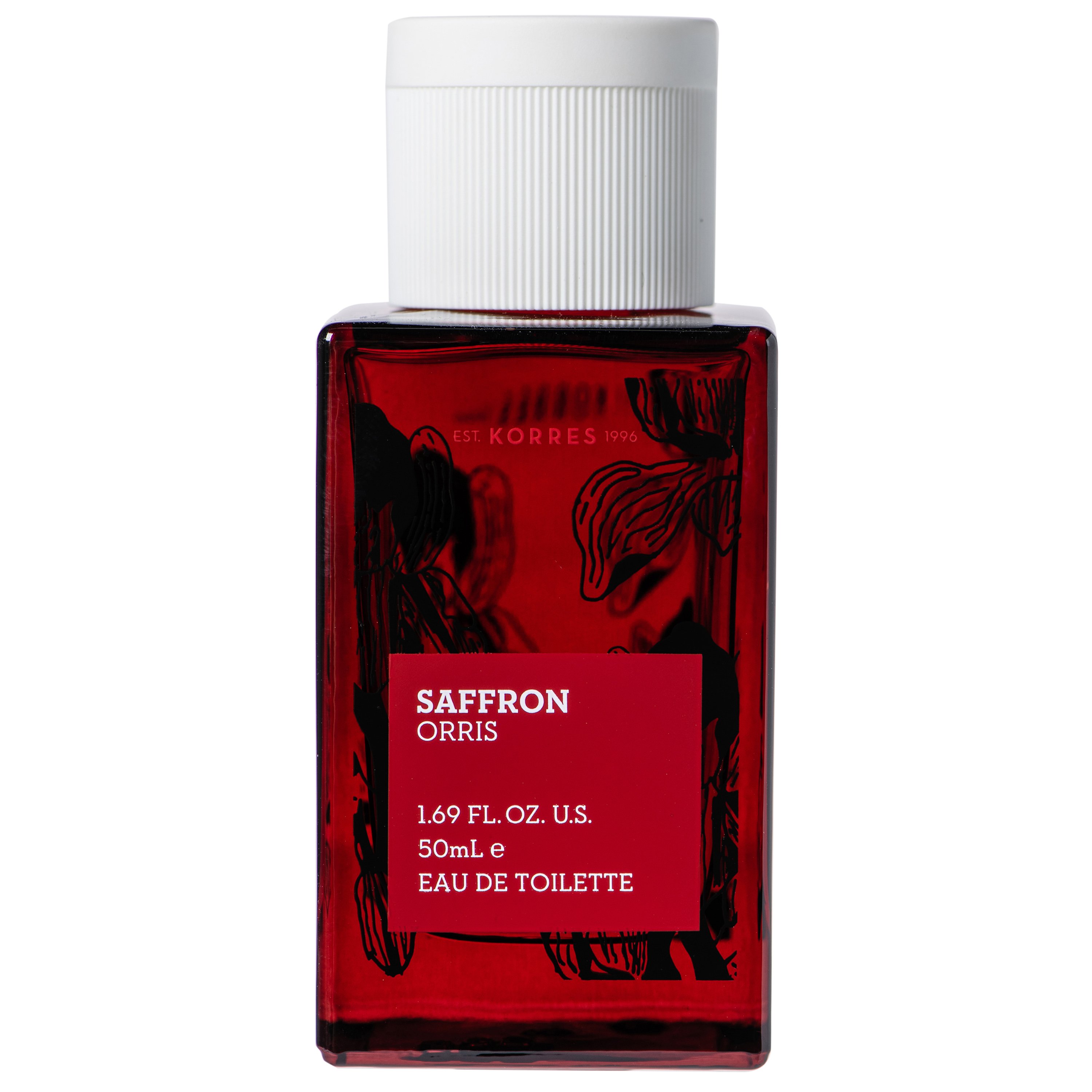 Korres Saffron Orris Eau De Toilette Γυναικείο Άρωμα με Έντονες Πικάντικες Νότες Σαφράν, Σανταλόξυλο & Μοσχοκάρυδο 50ml