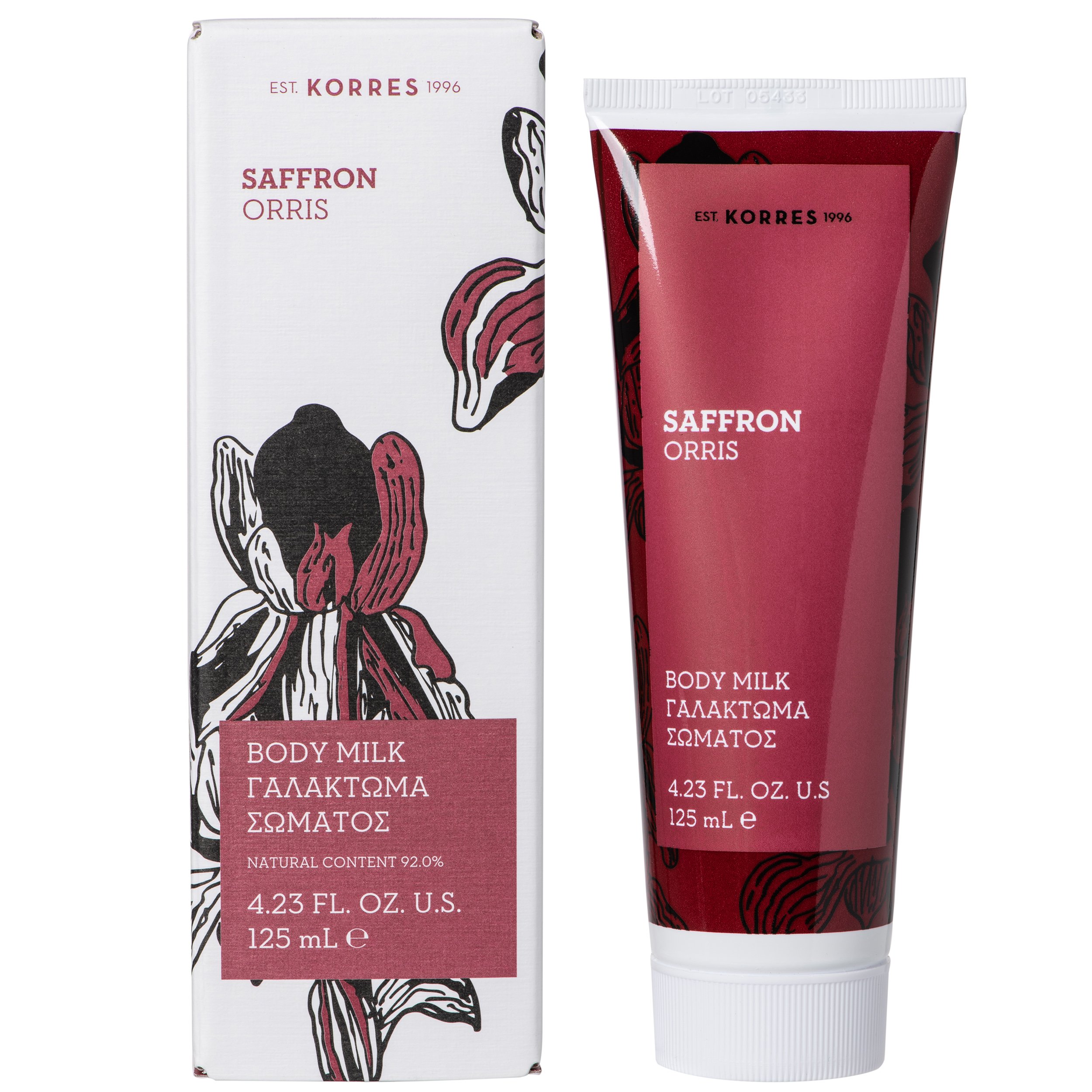 Korres Saffron Orris Body Milk Γαλάκτωμα Σώματος για την Γυναικεία Επιδερμίδα 125ml